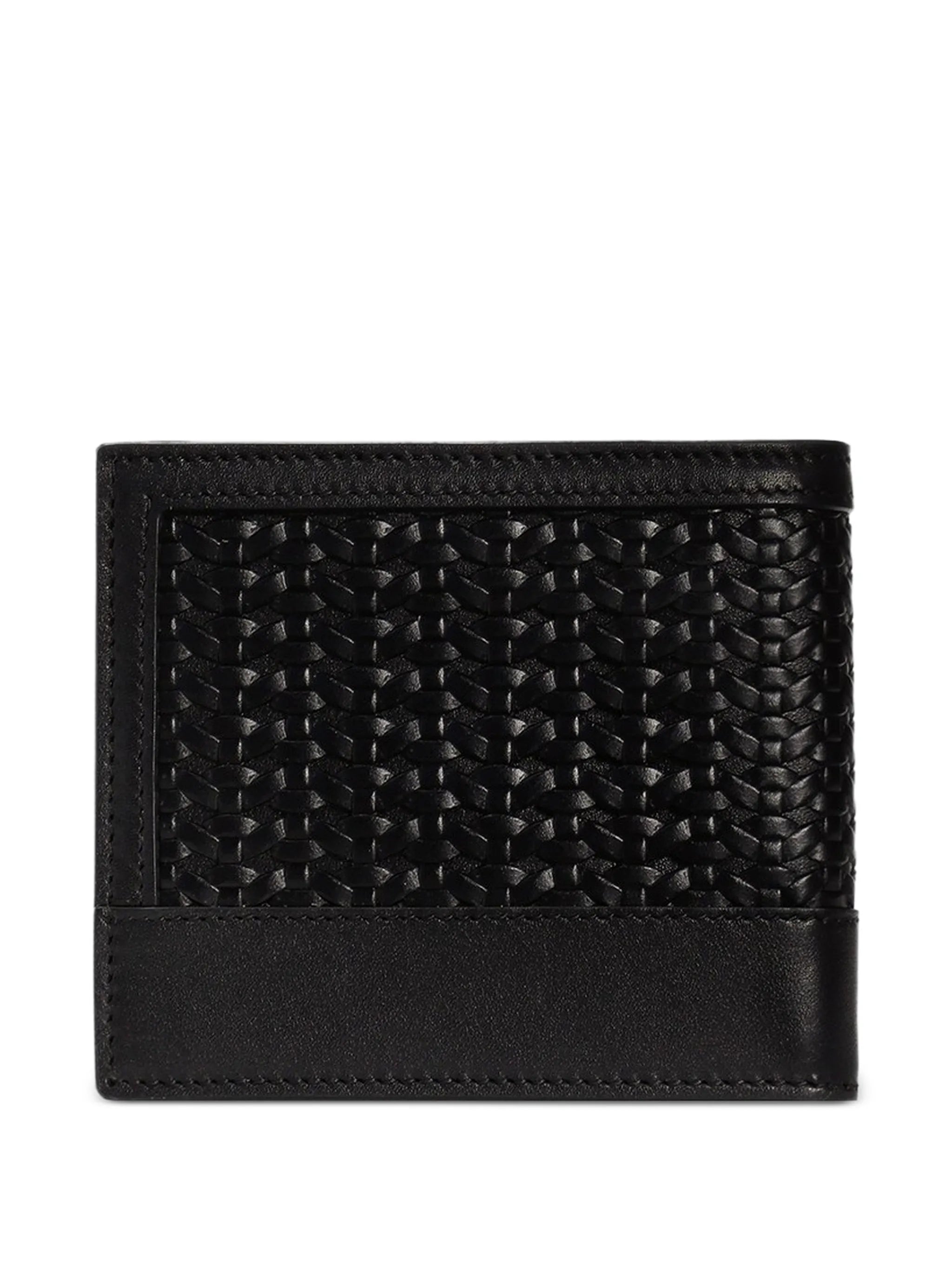 bi-fold woven wallet