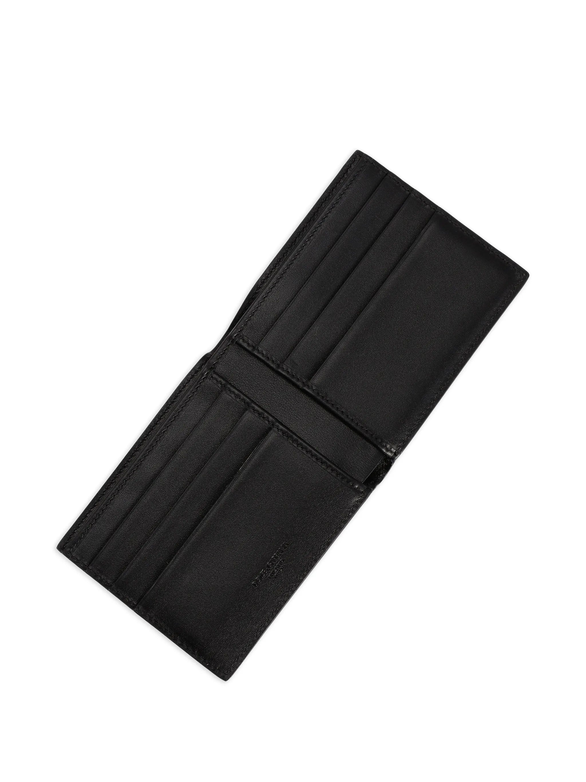 bi-fold woven wallet