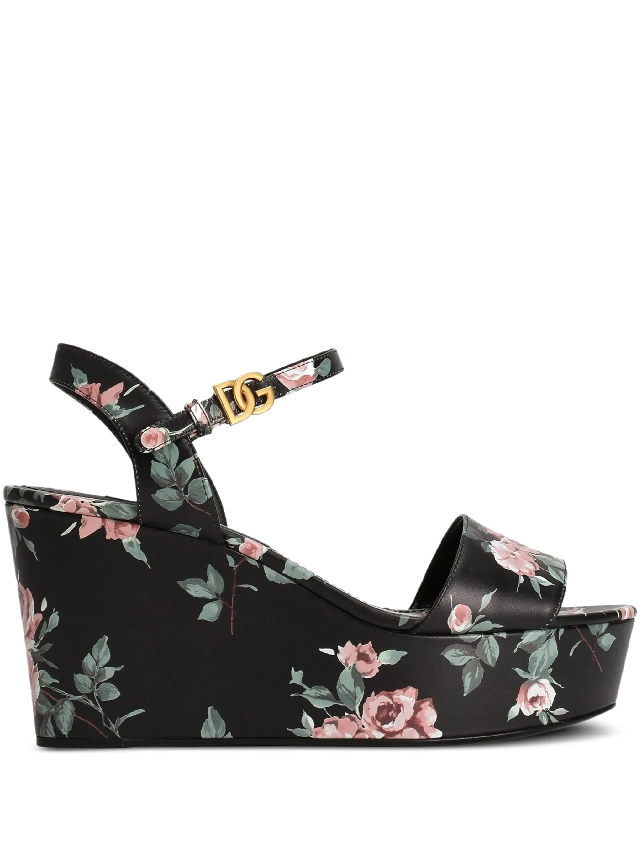 calfskin weDGe sandals