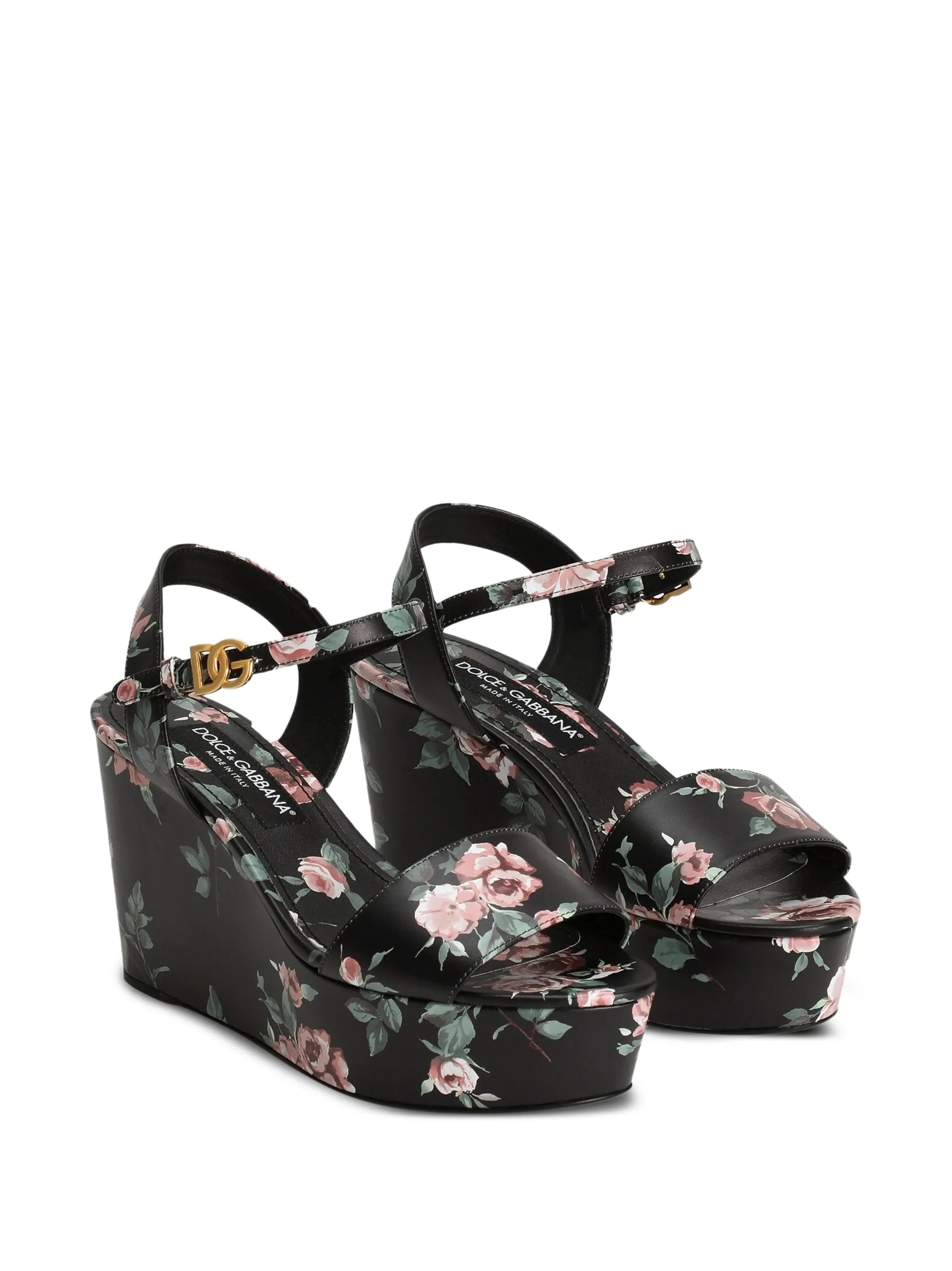 calfskin weDGe sandals