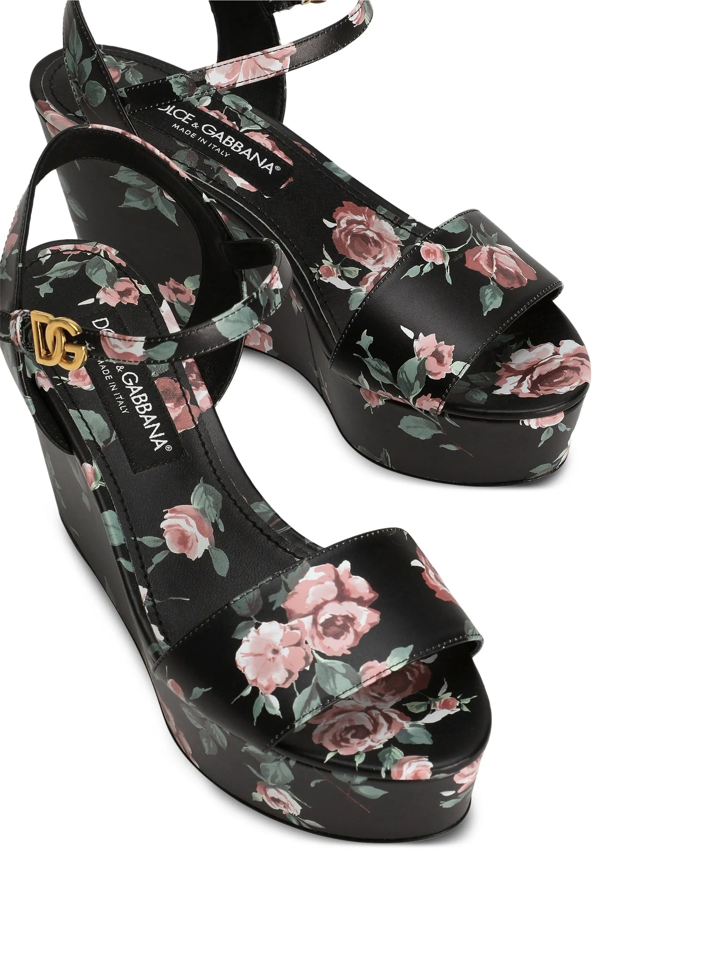 calfskin weDGe sandals