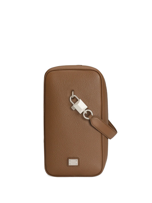 padlock handle tote bag