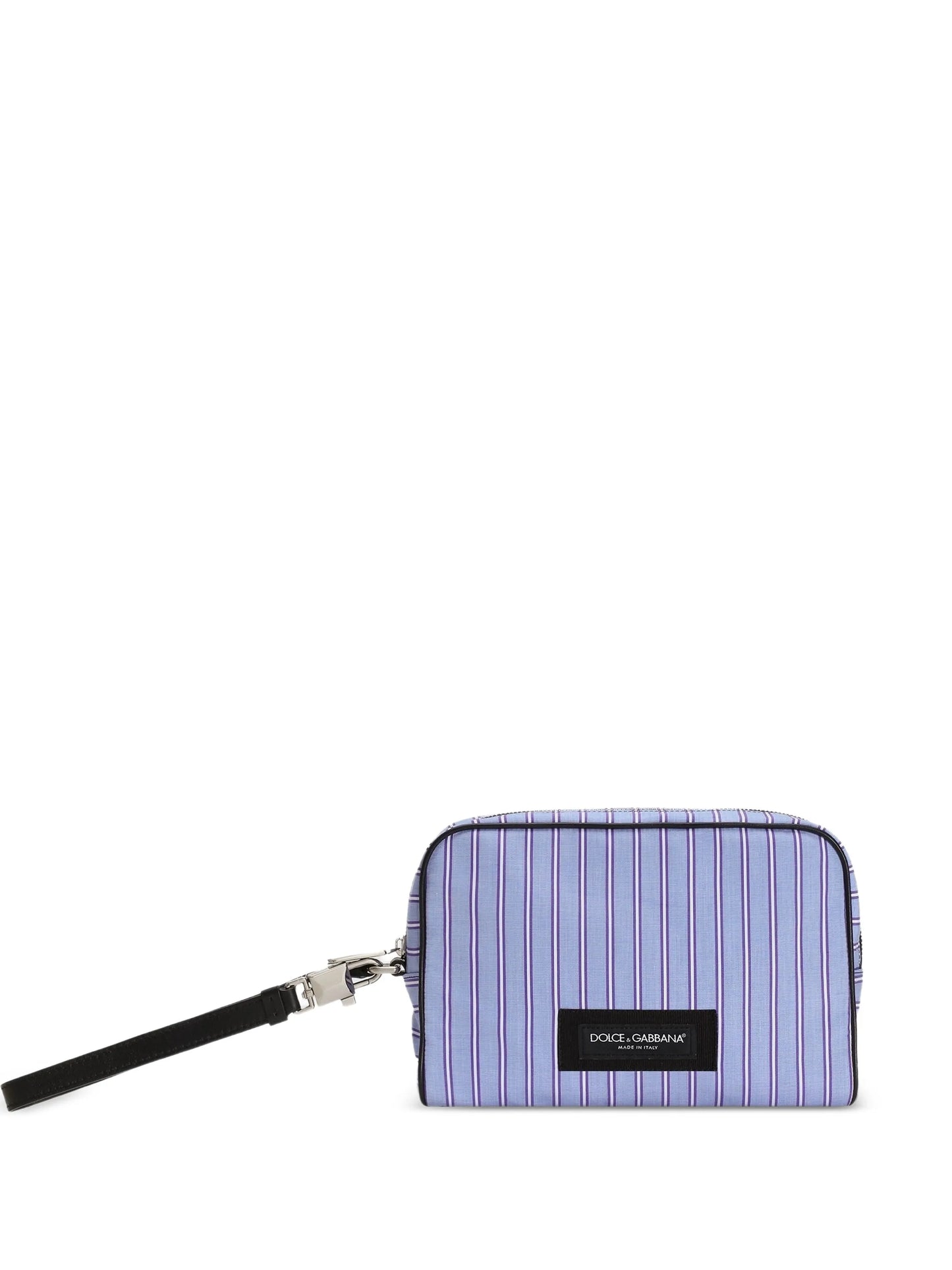 striped top-handle tote bag