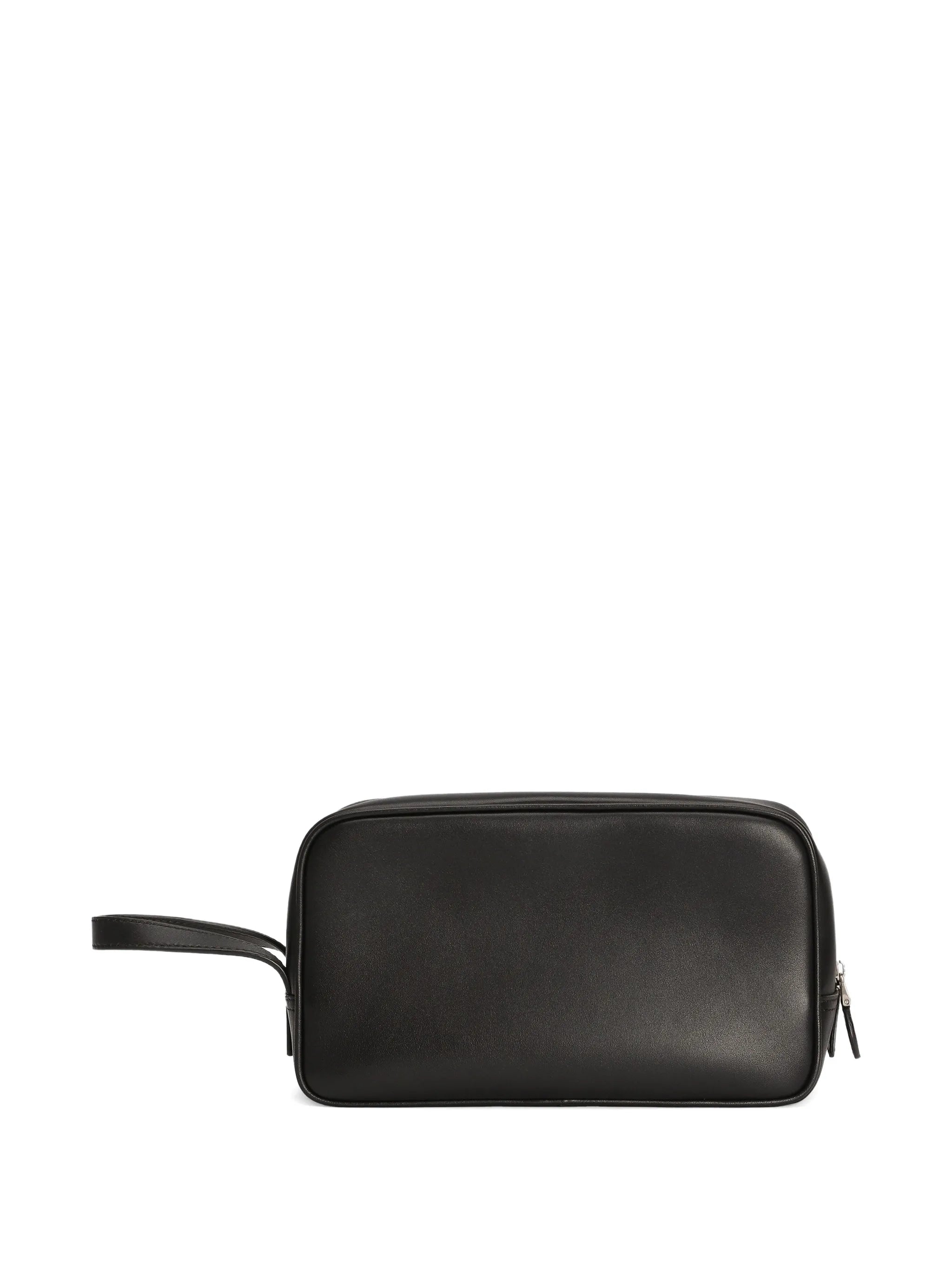 woven-panelled wash bag