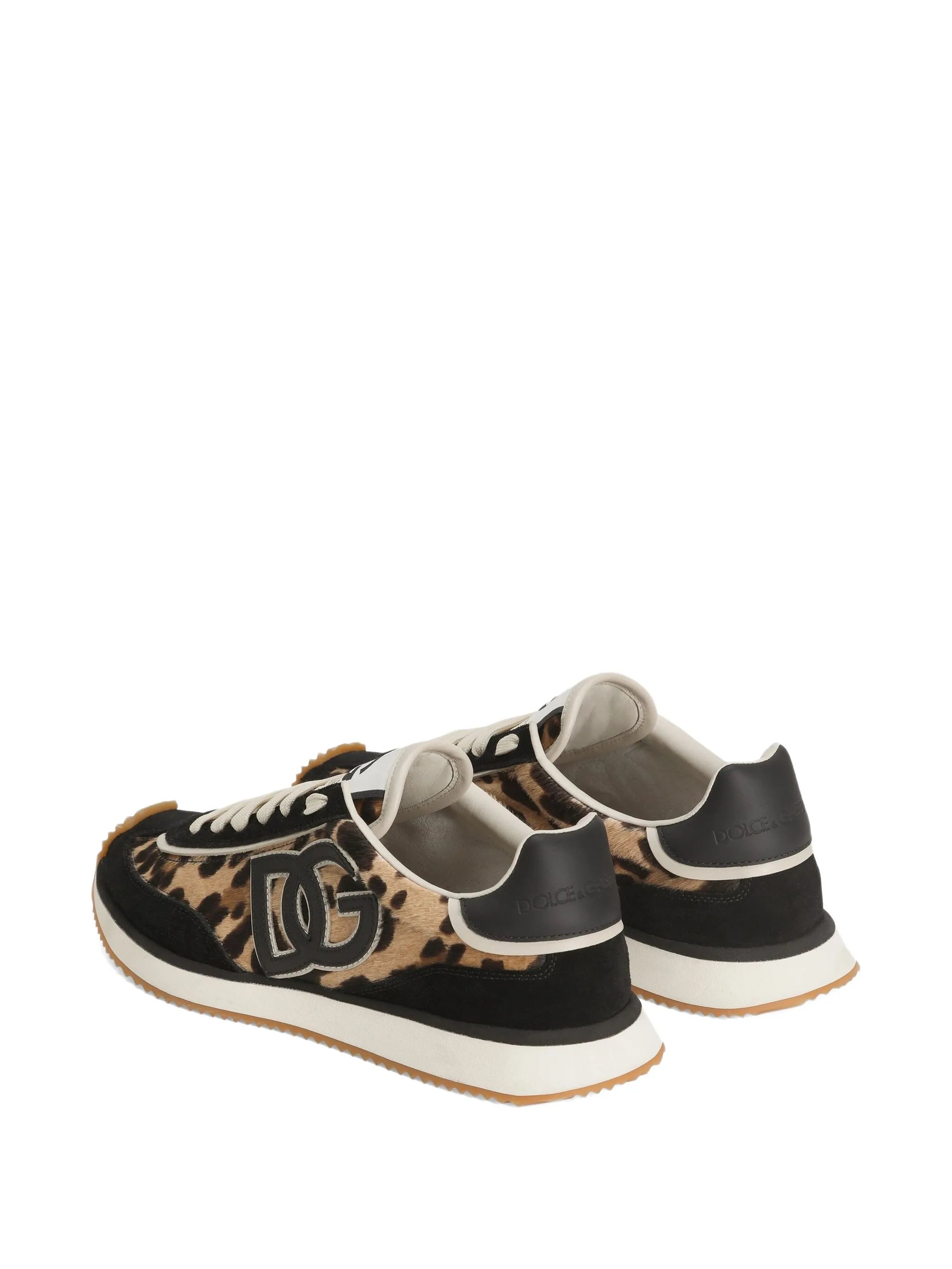 leopard-print sneakers