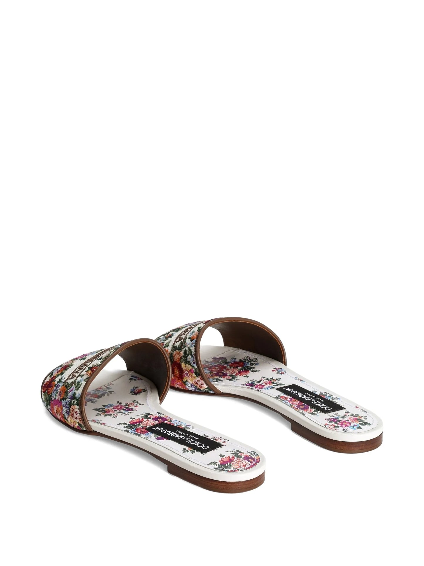 floral-detail sandals