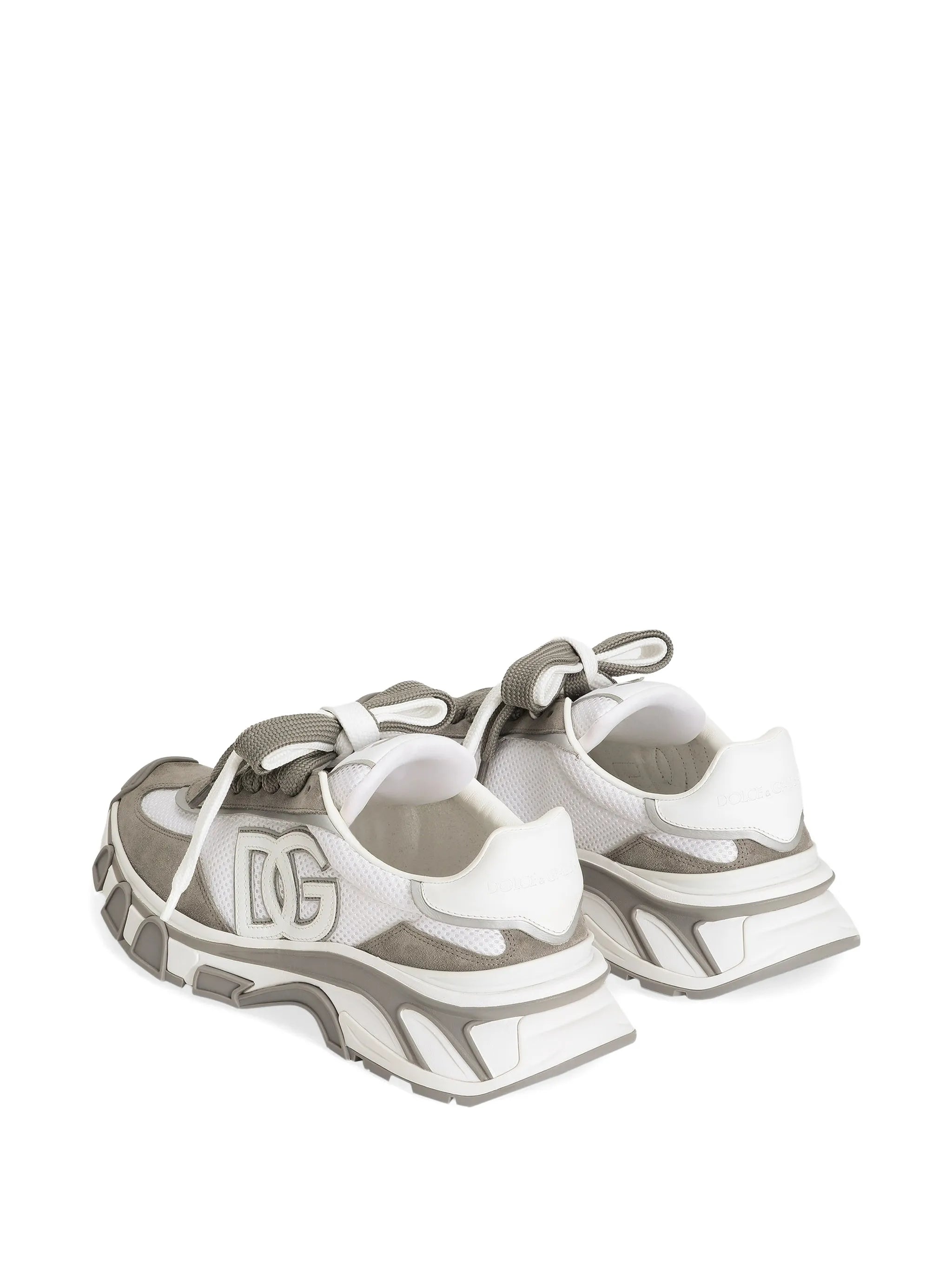 DG Country Road nylon and calfskin sneakers