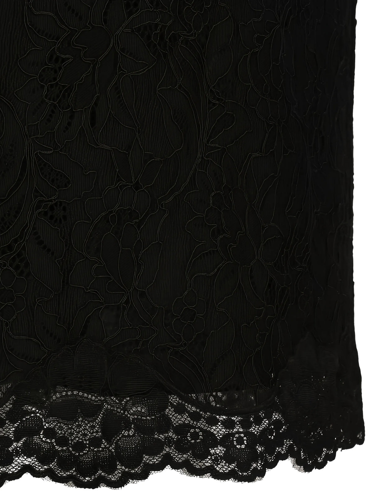 long-sleeve lace midi dress