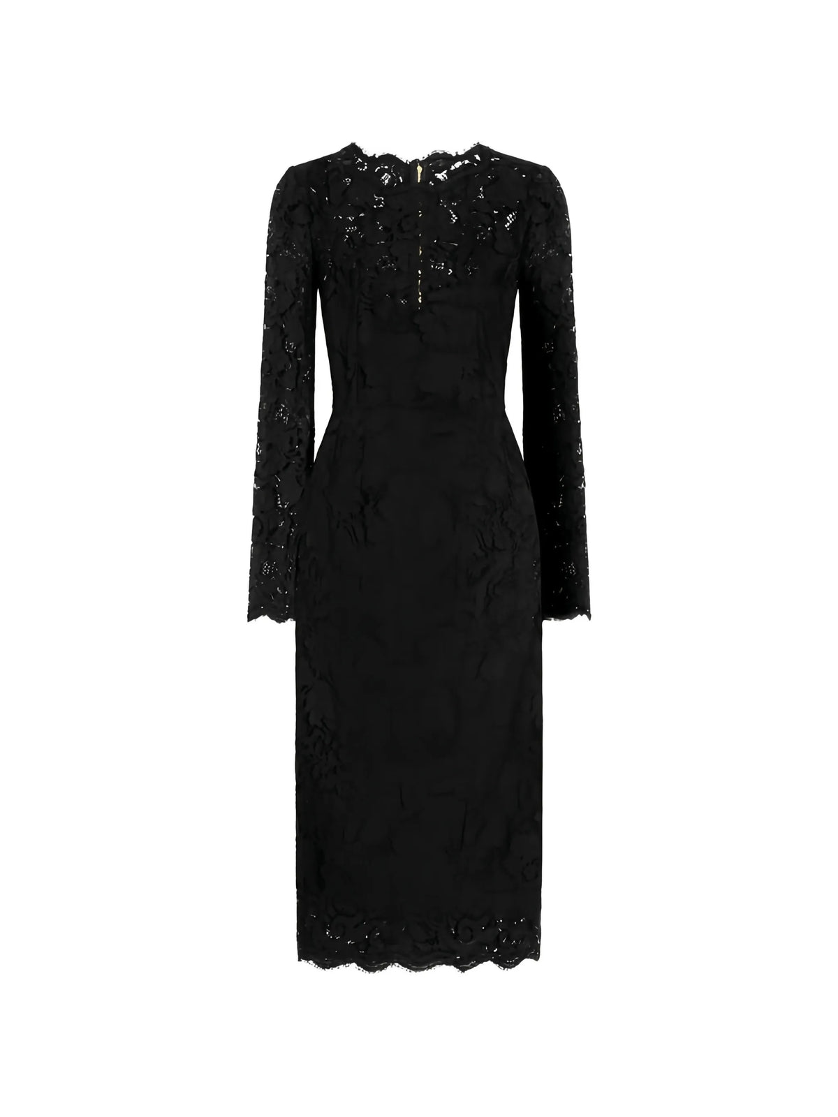 lace calf-length slip dress