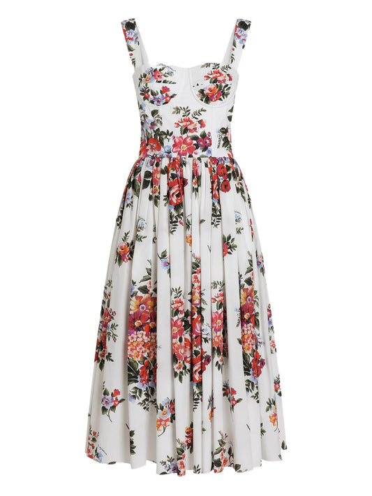 floral strap dress