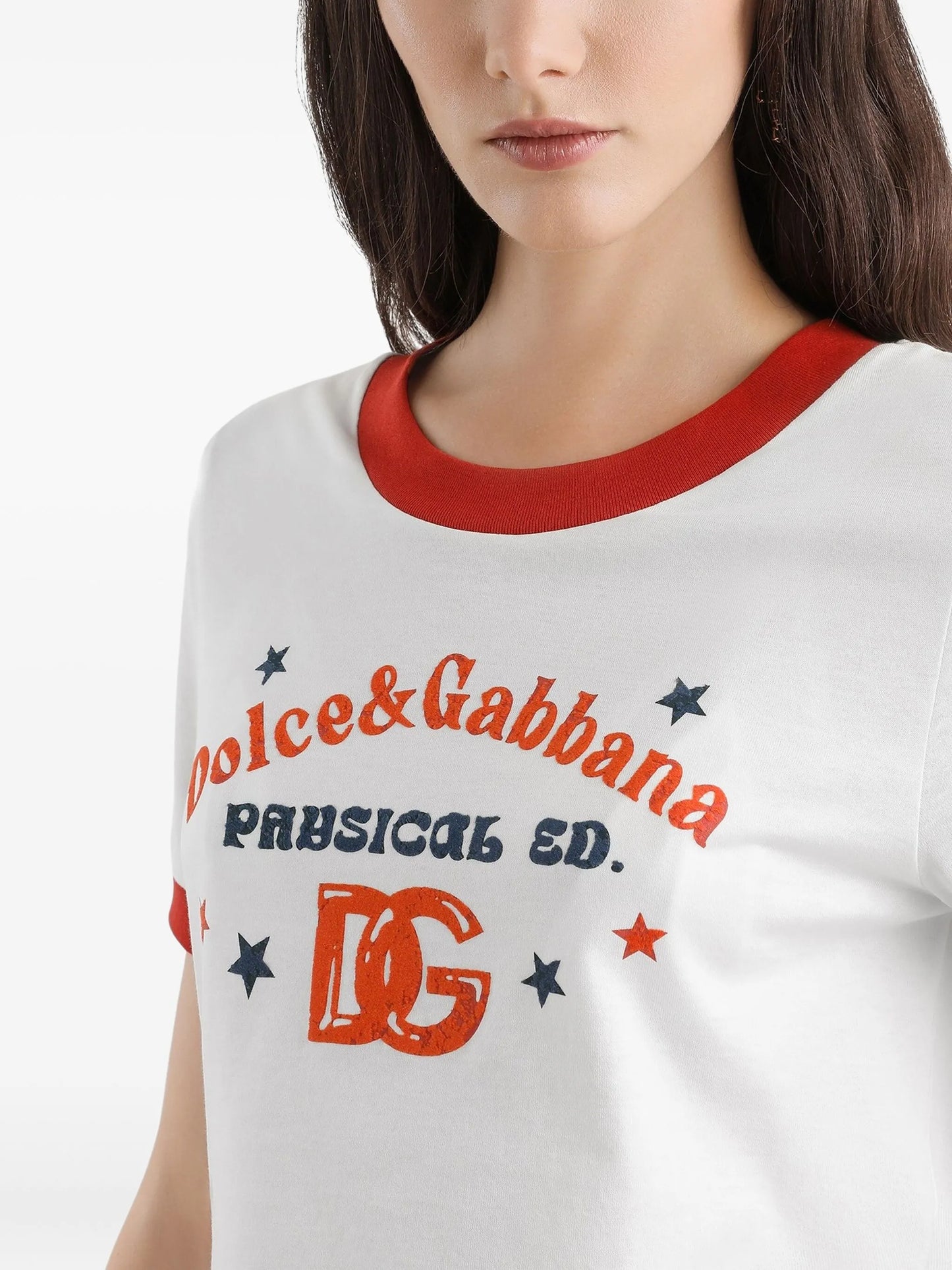 logo-print cotton T-shirt