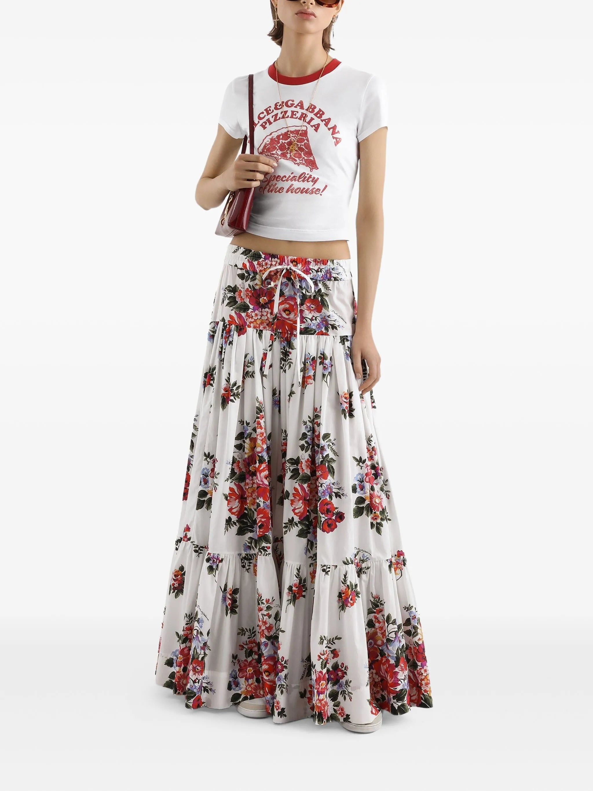 graphic-print cotton T-shirt