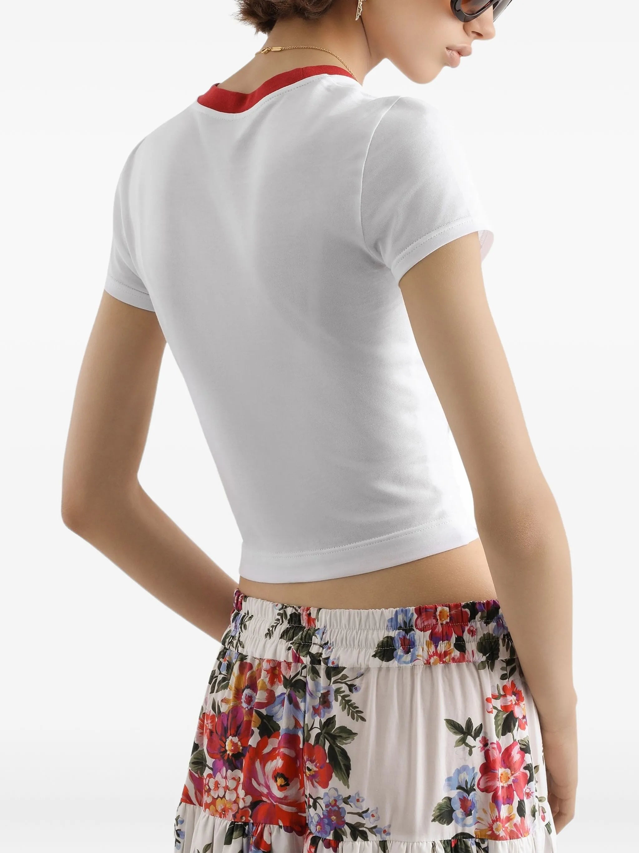 graphic-print cotton T-shirt