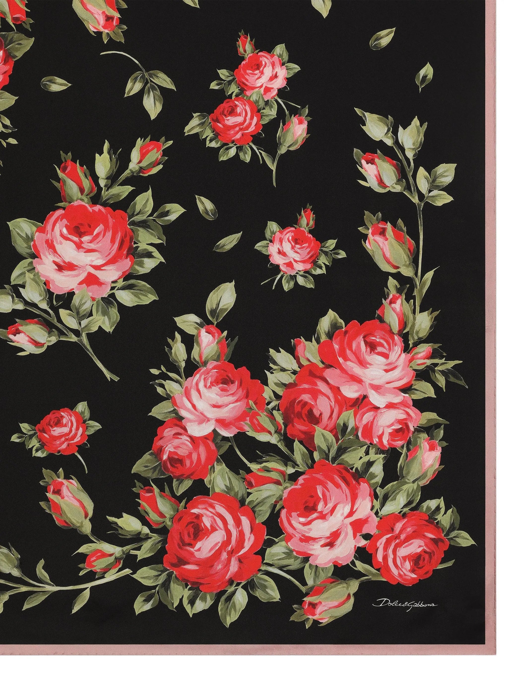 floral-print scarf