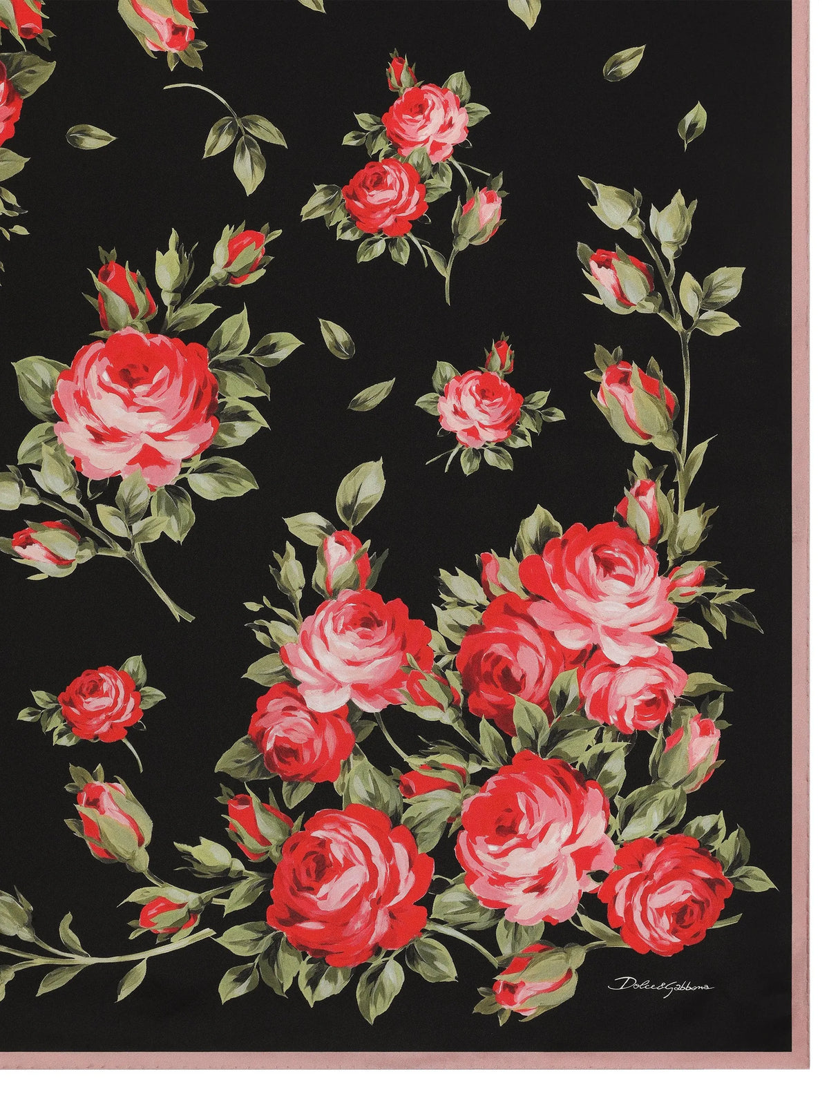 floral-print scarf