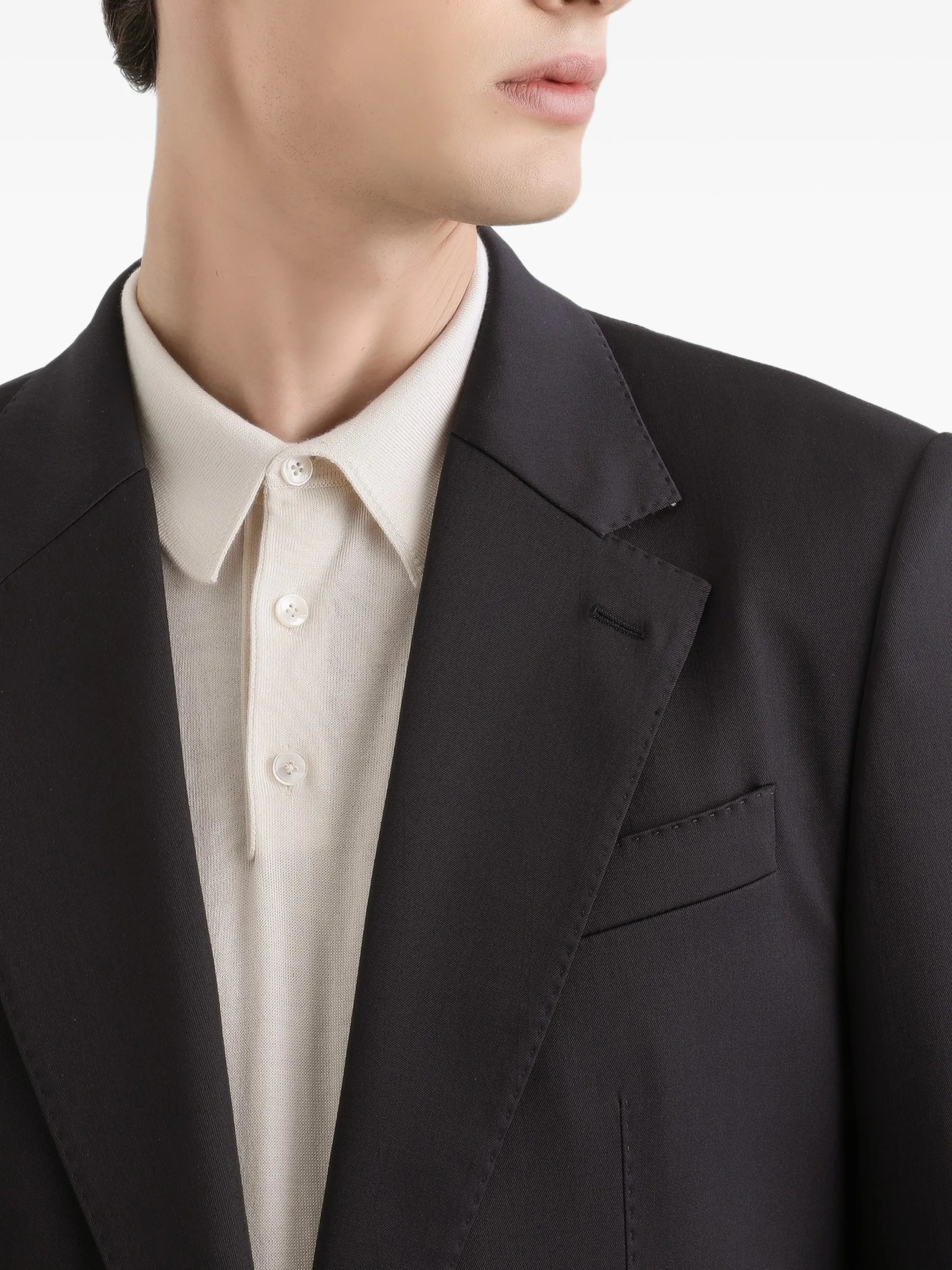 single-breasted blazer