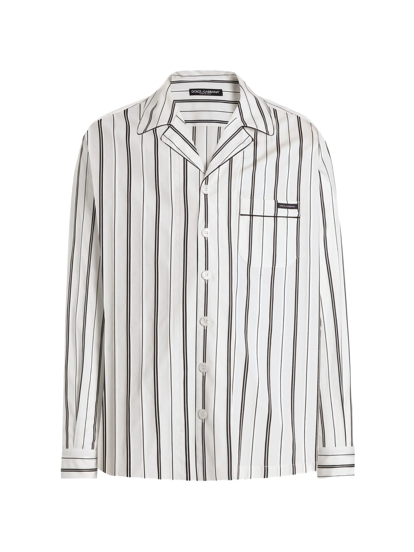 striped pocket shirt