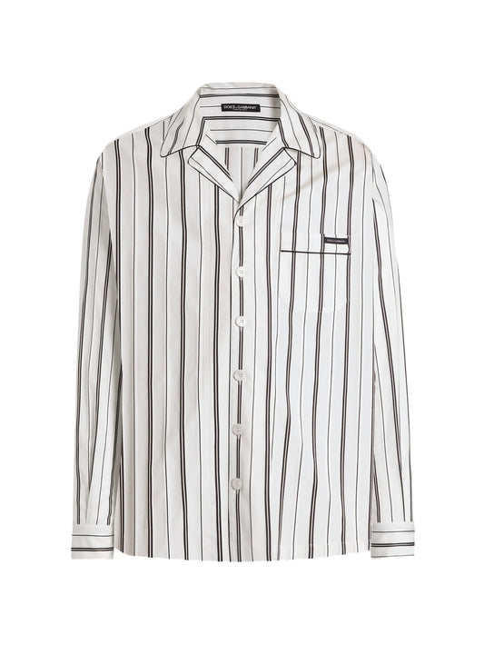 striped pocket shirt