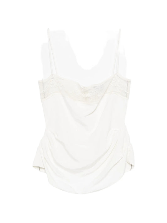 lace ruched top