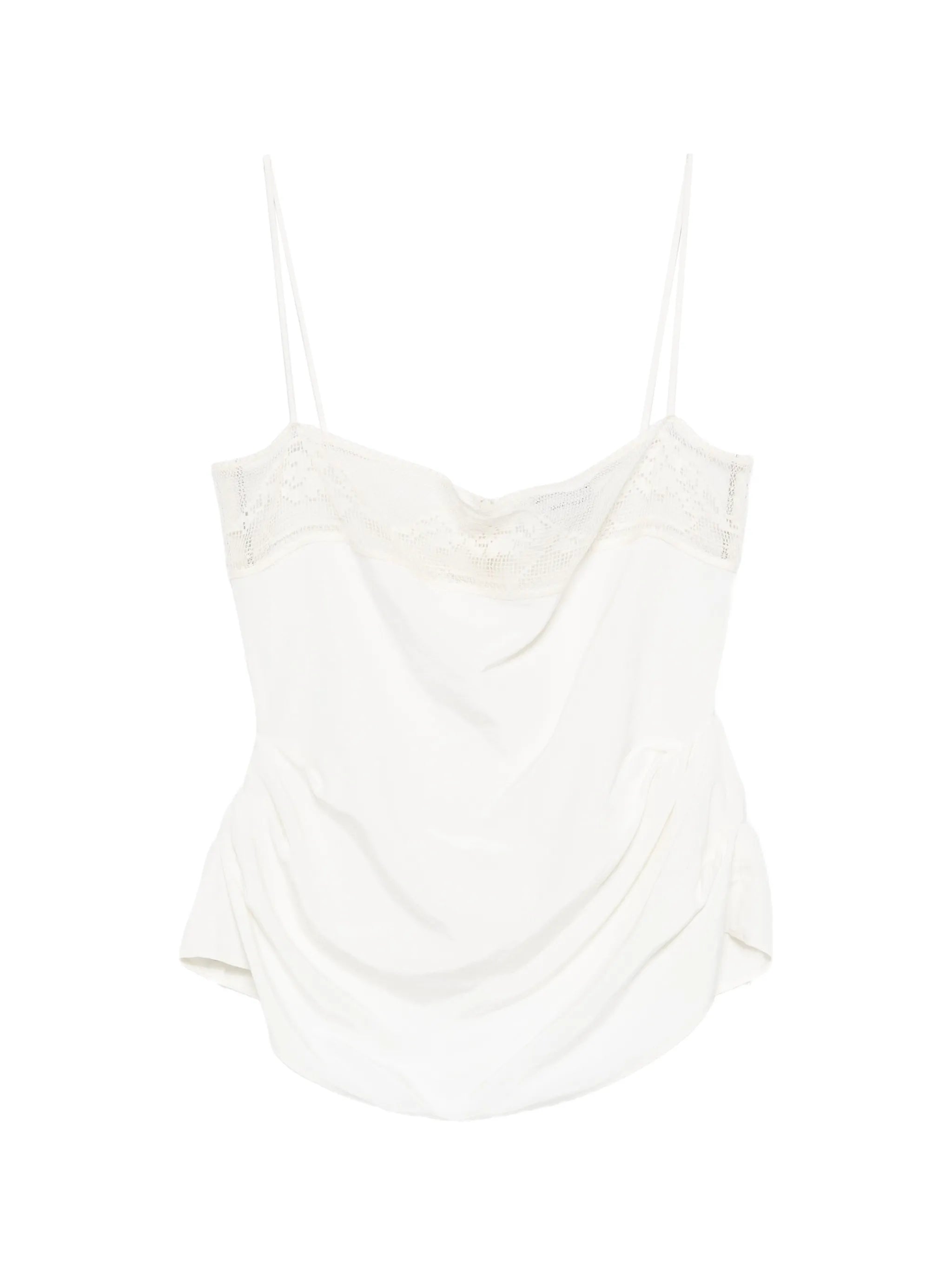 lace ruched top