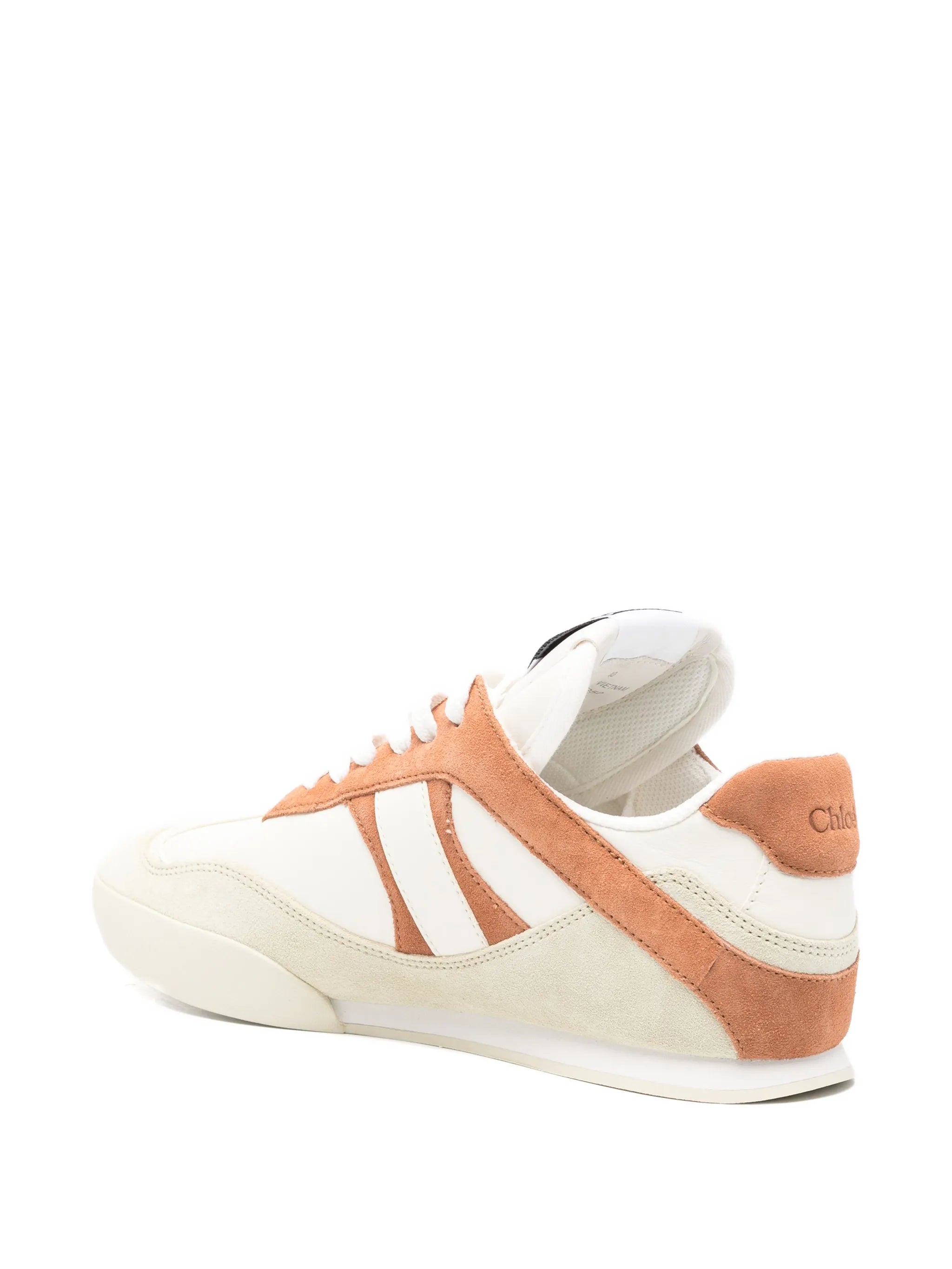 suede detail mid top sneakers