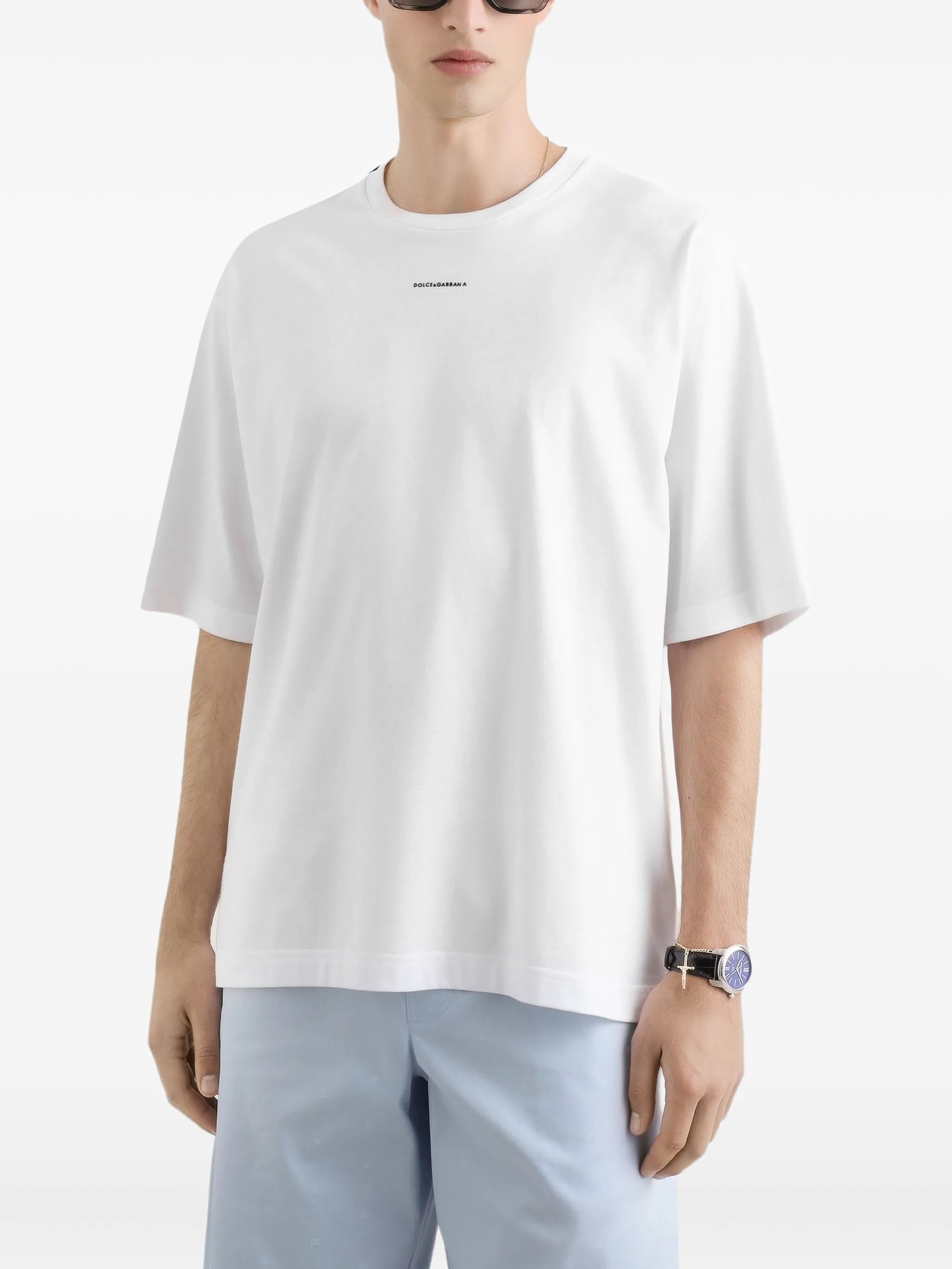 logo-lettering T-shirt