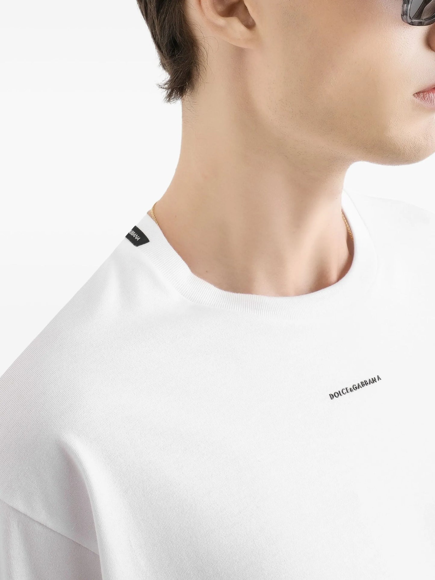 logo-lettering T-shirt