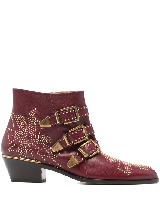 Susanna studded-embellished boots