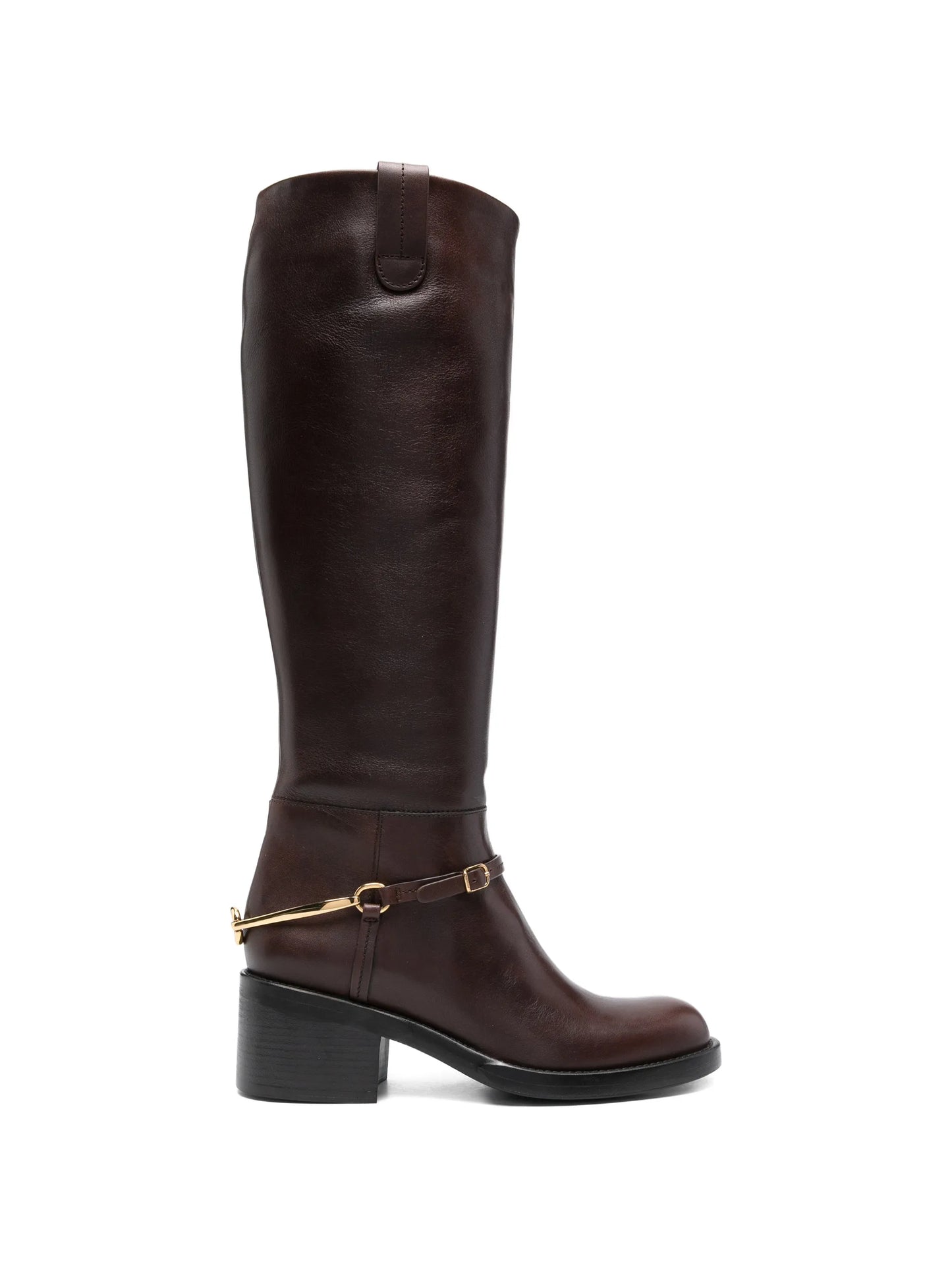Dakota round-toe strap boots