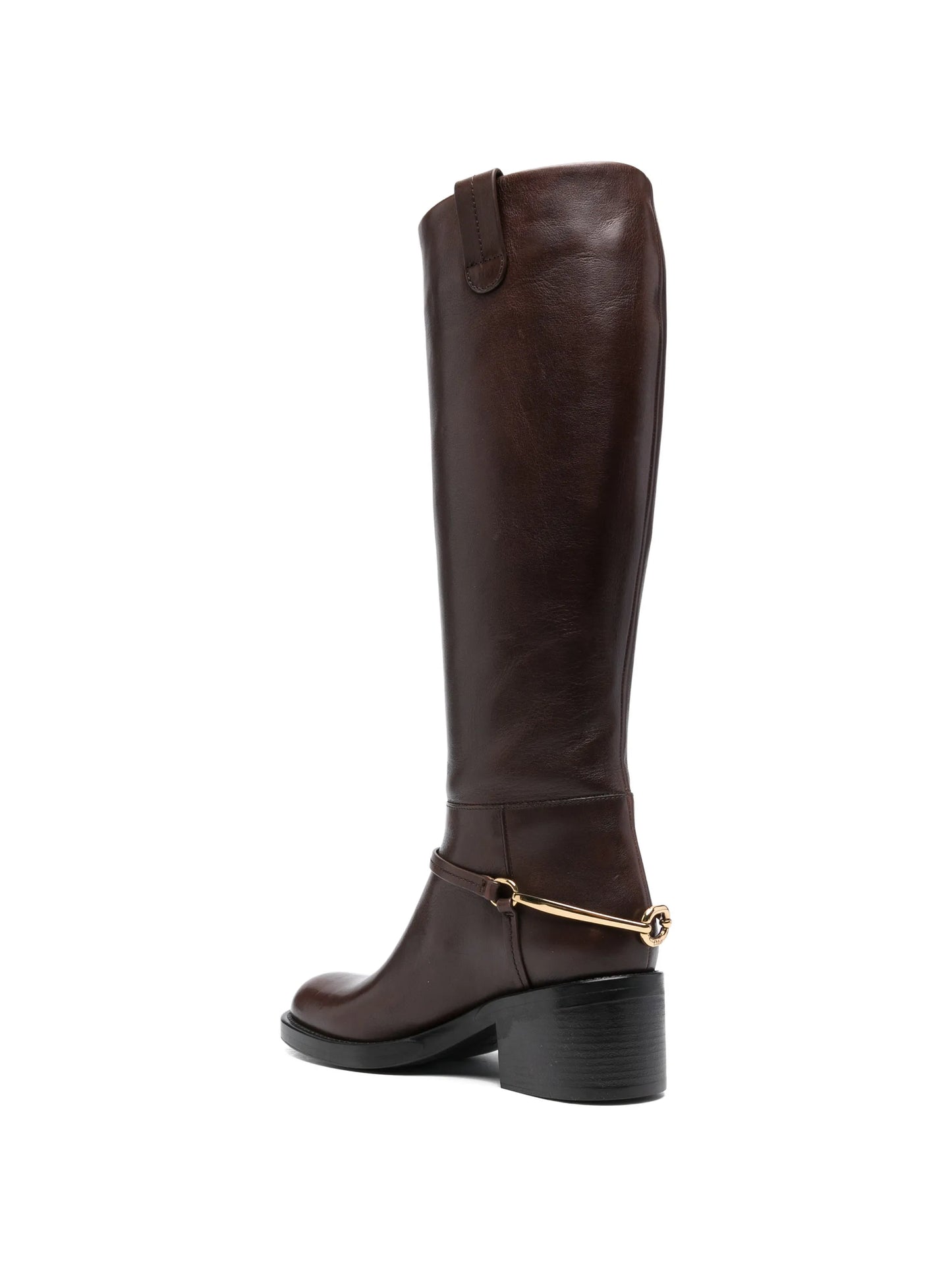 Dakota round-toe strap boots