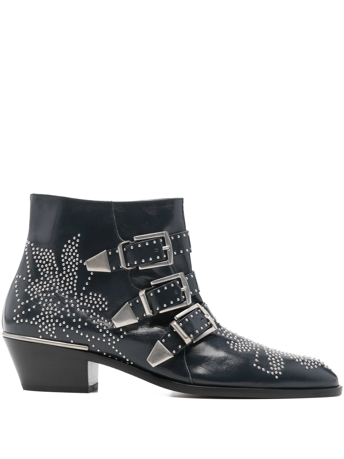 studded-embellished boots