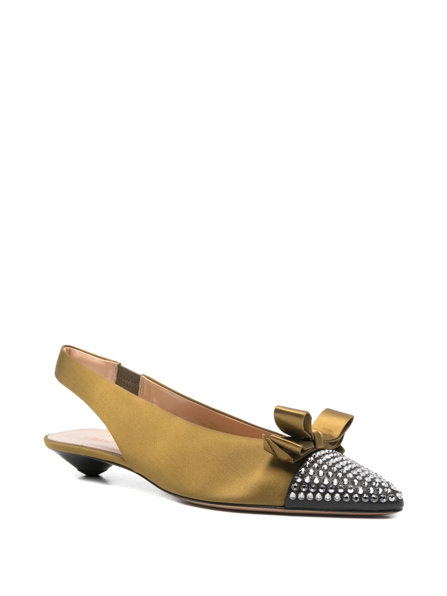 Alba bow-detail pointed-toe pumps