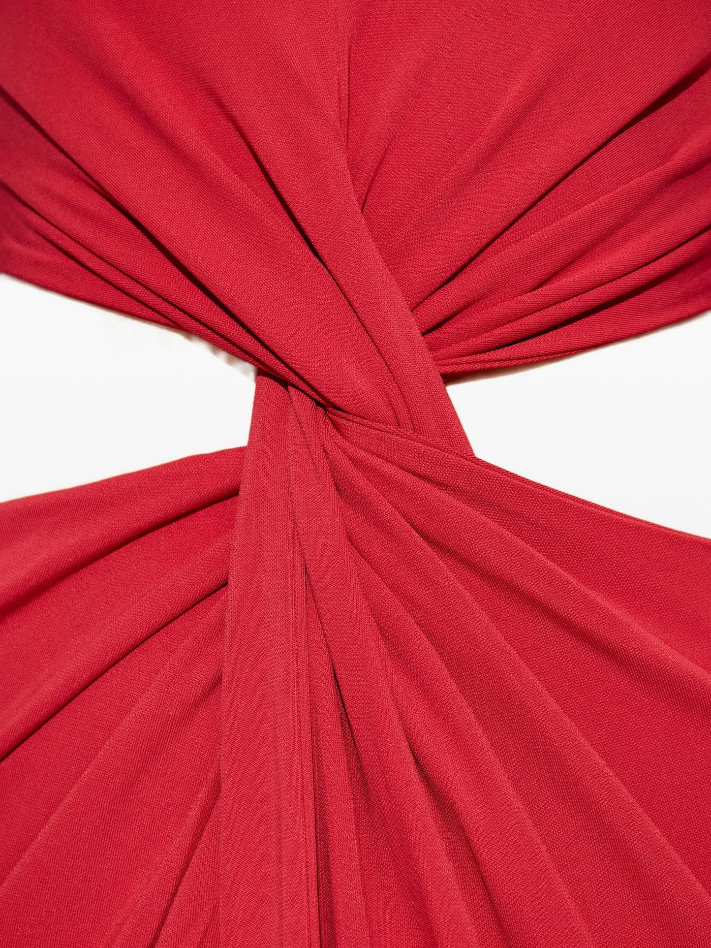 Keri cut-out twisted maxi dress