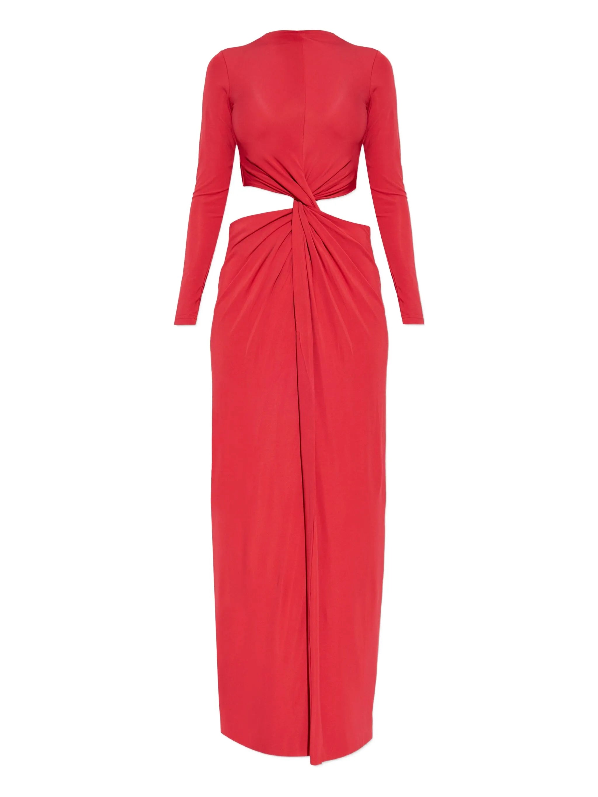 Keri cut-out twisted maxi dress