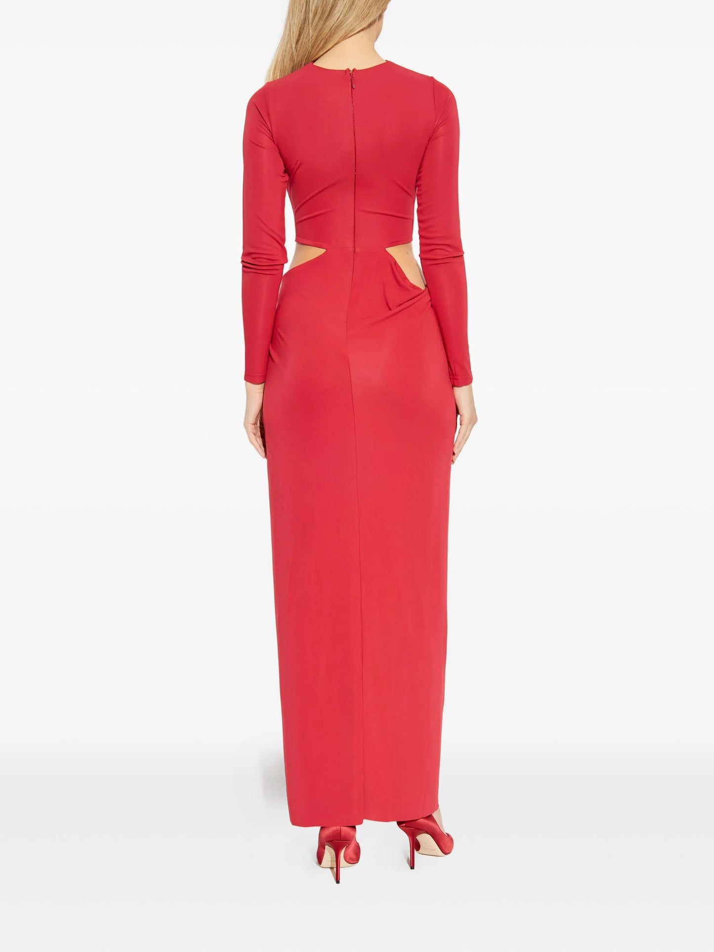 Keri cut-out twisted maxi dress