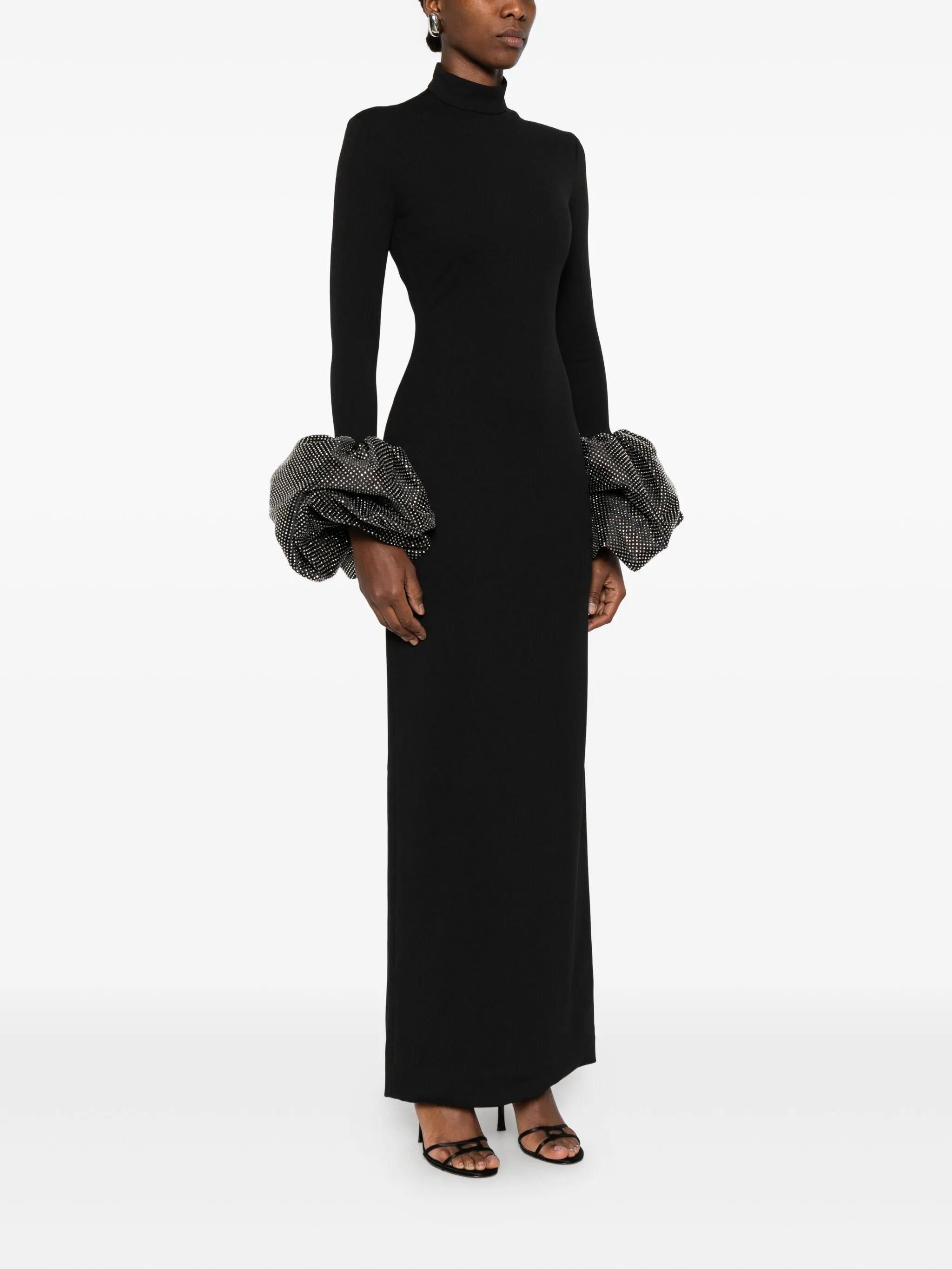 Viviana high-neck maxi dress