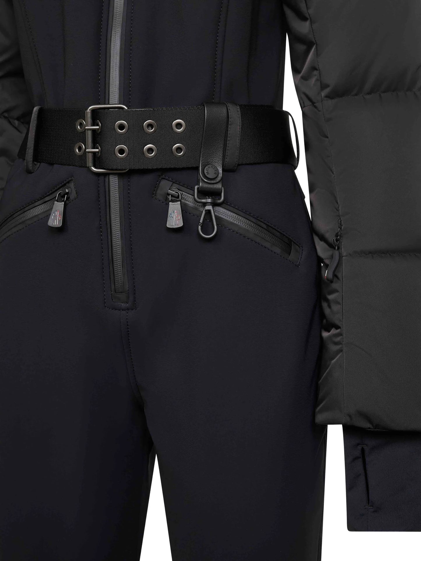 padded belted jumpsuit