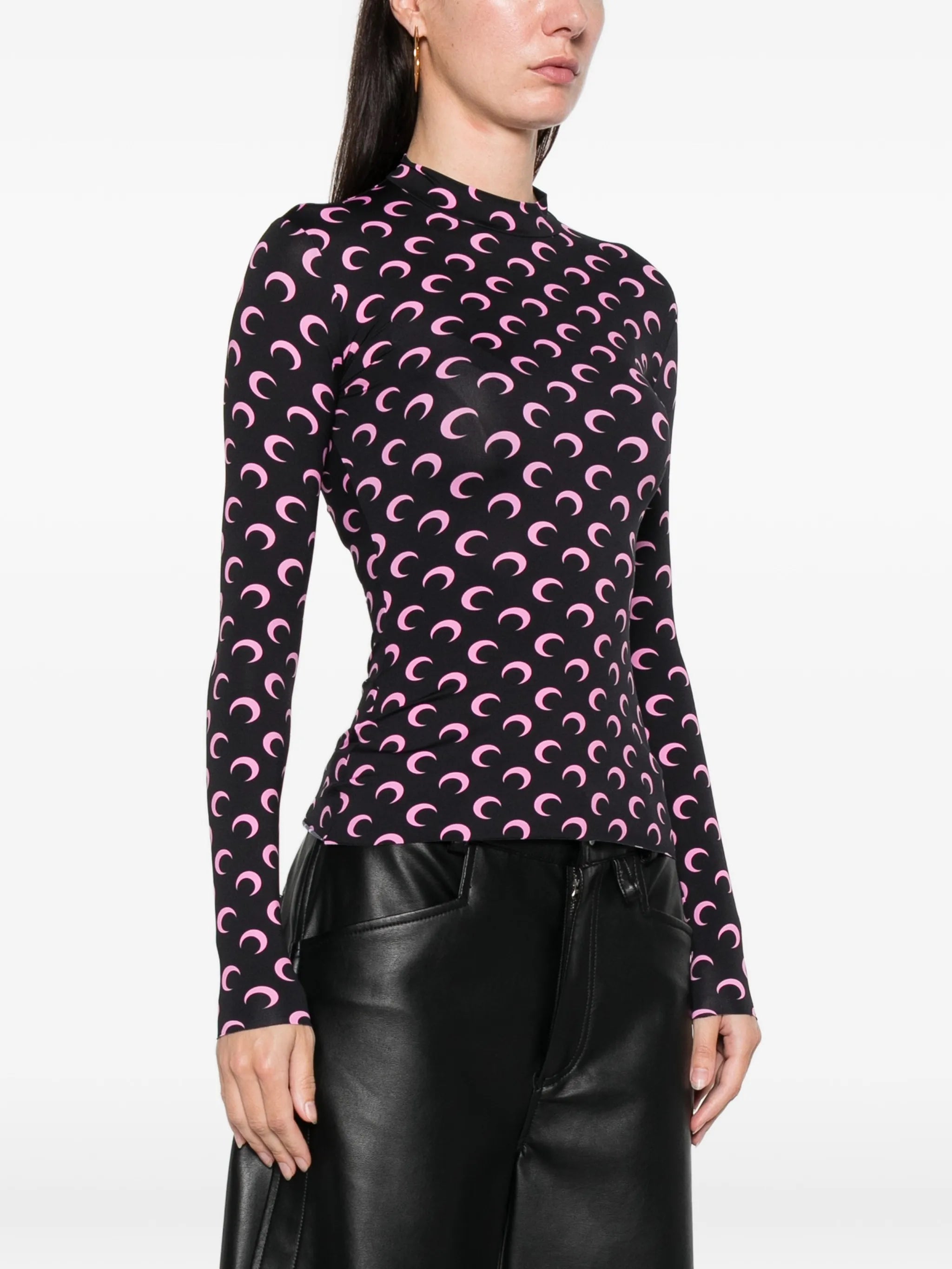 Moon-print top