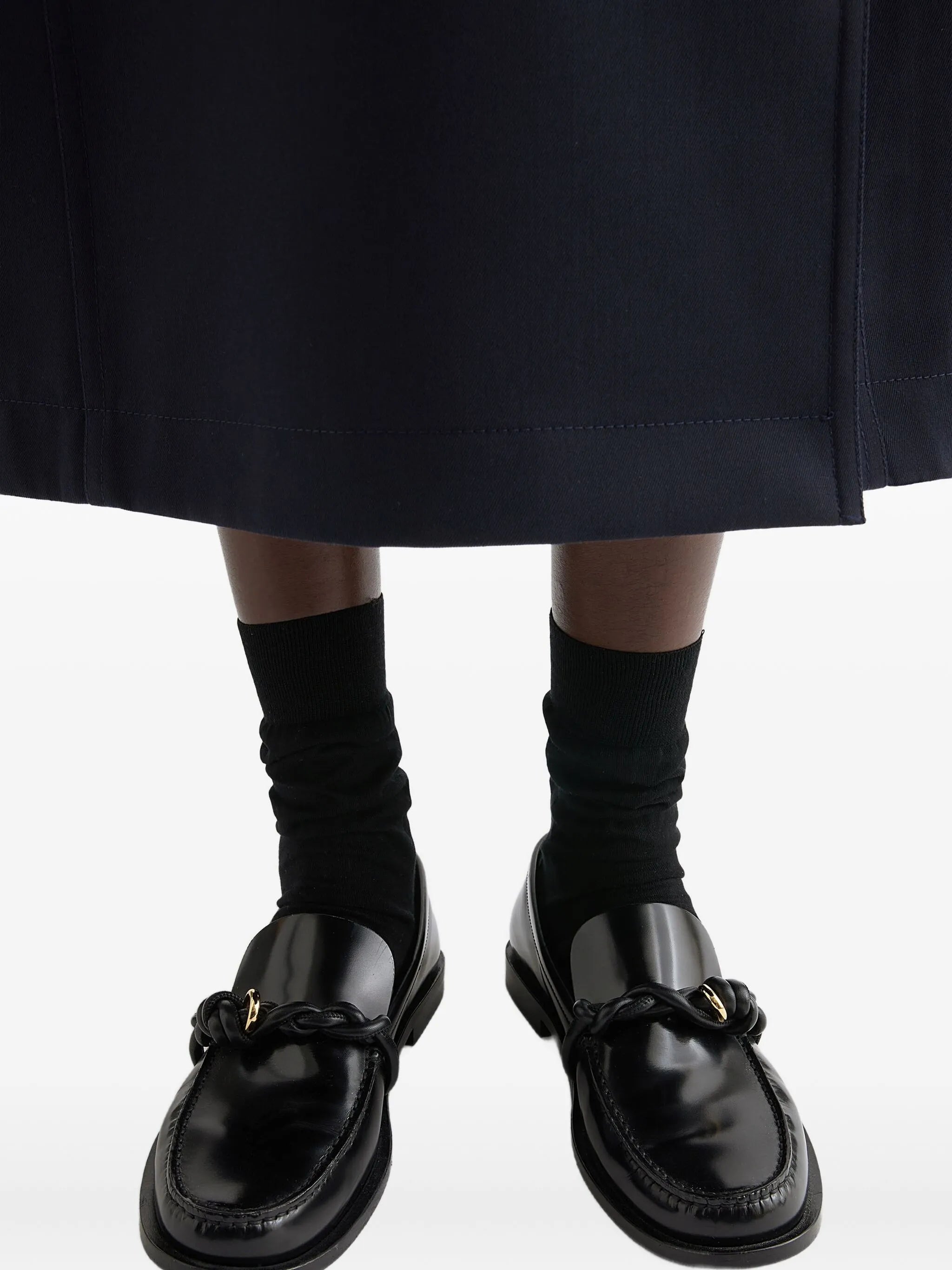 Tangle knotted loafers