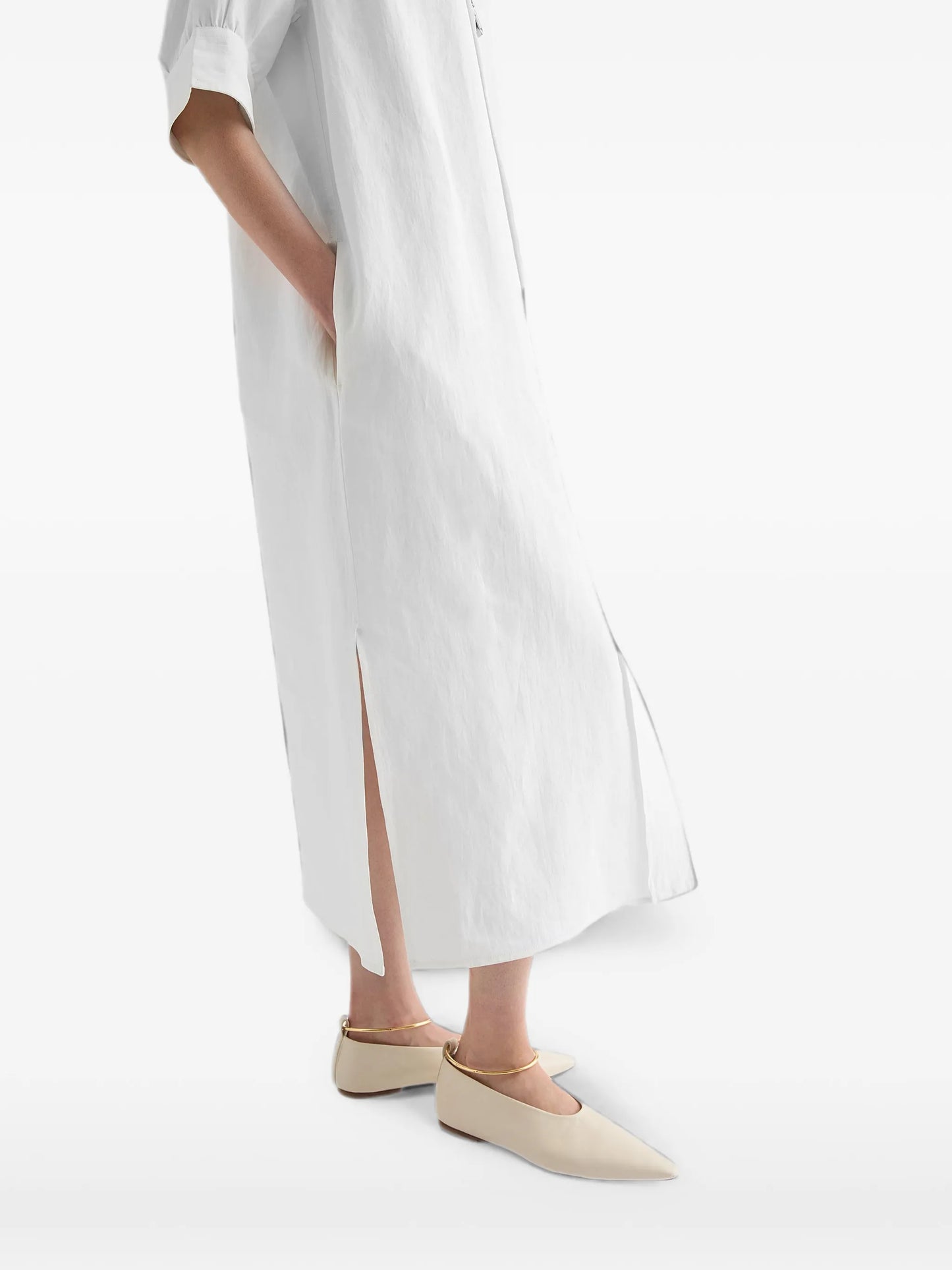 short-sleeve shirt dress
