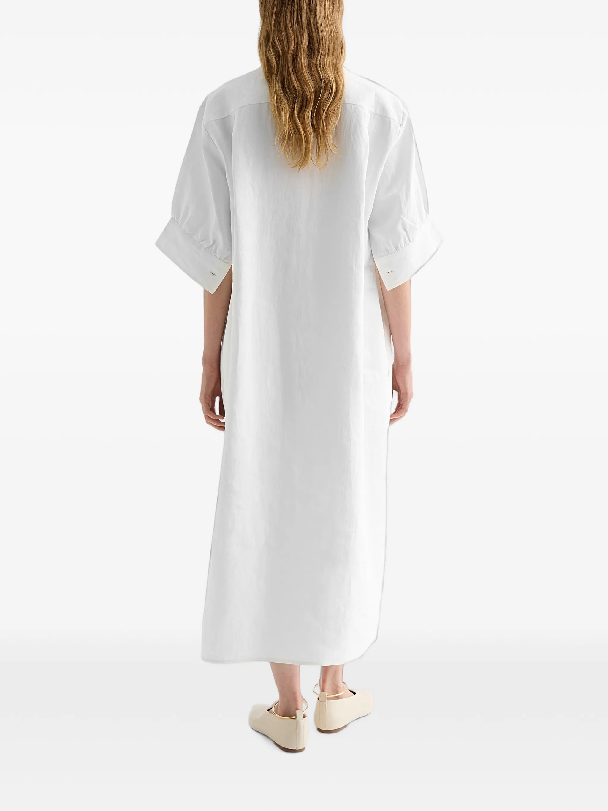 short-sleeve shirt dress
