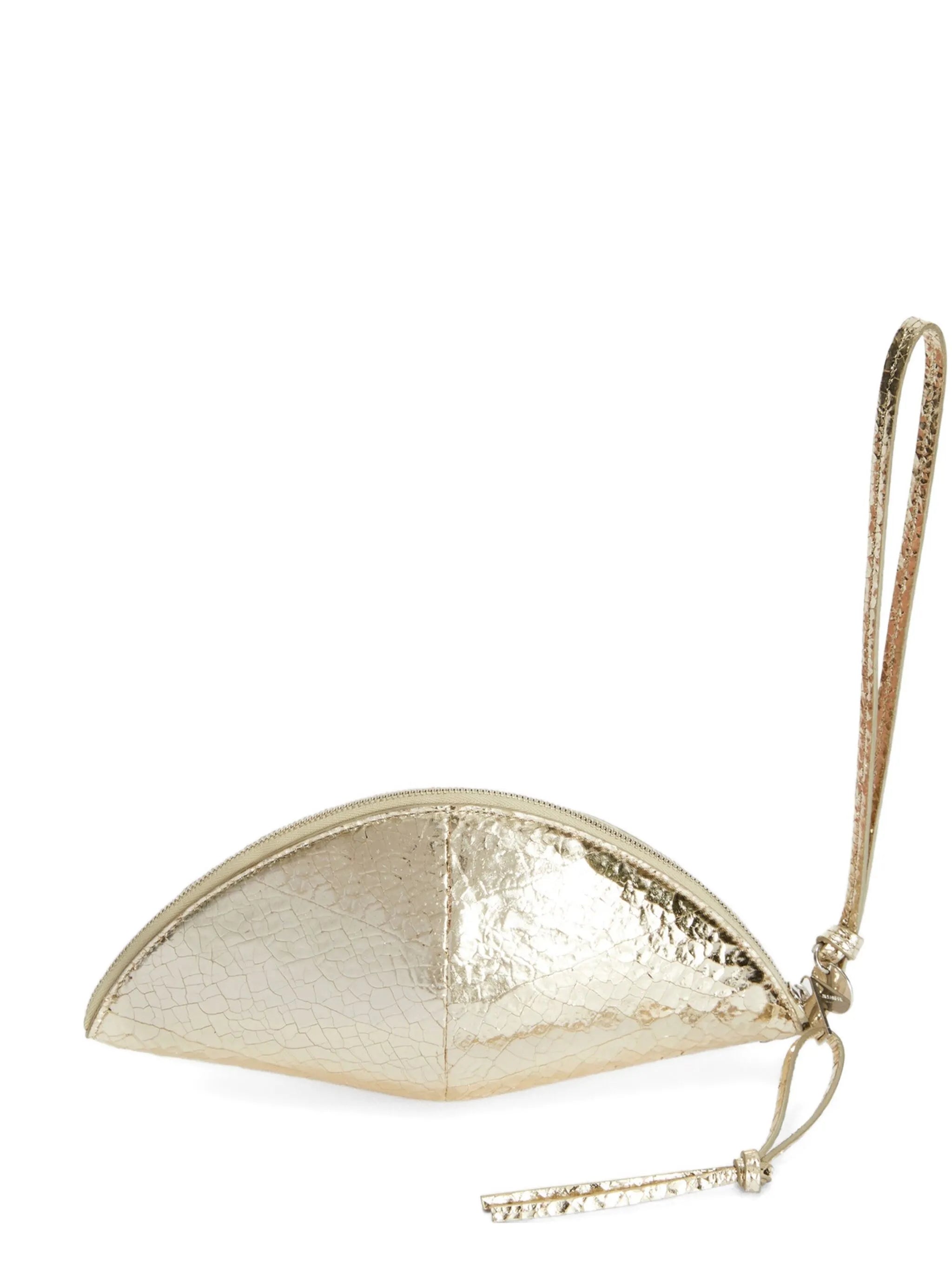 medium Curve leather clutch