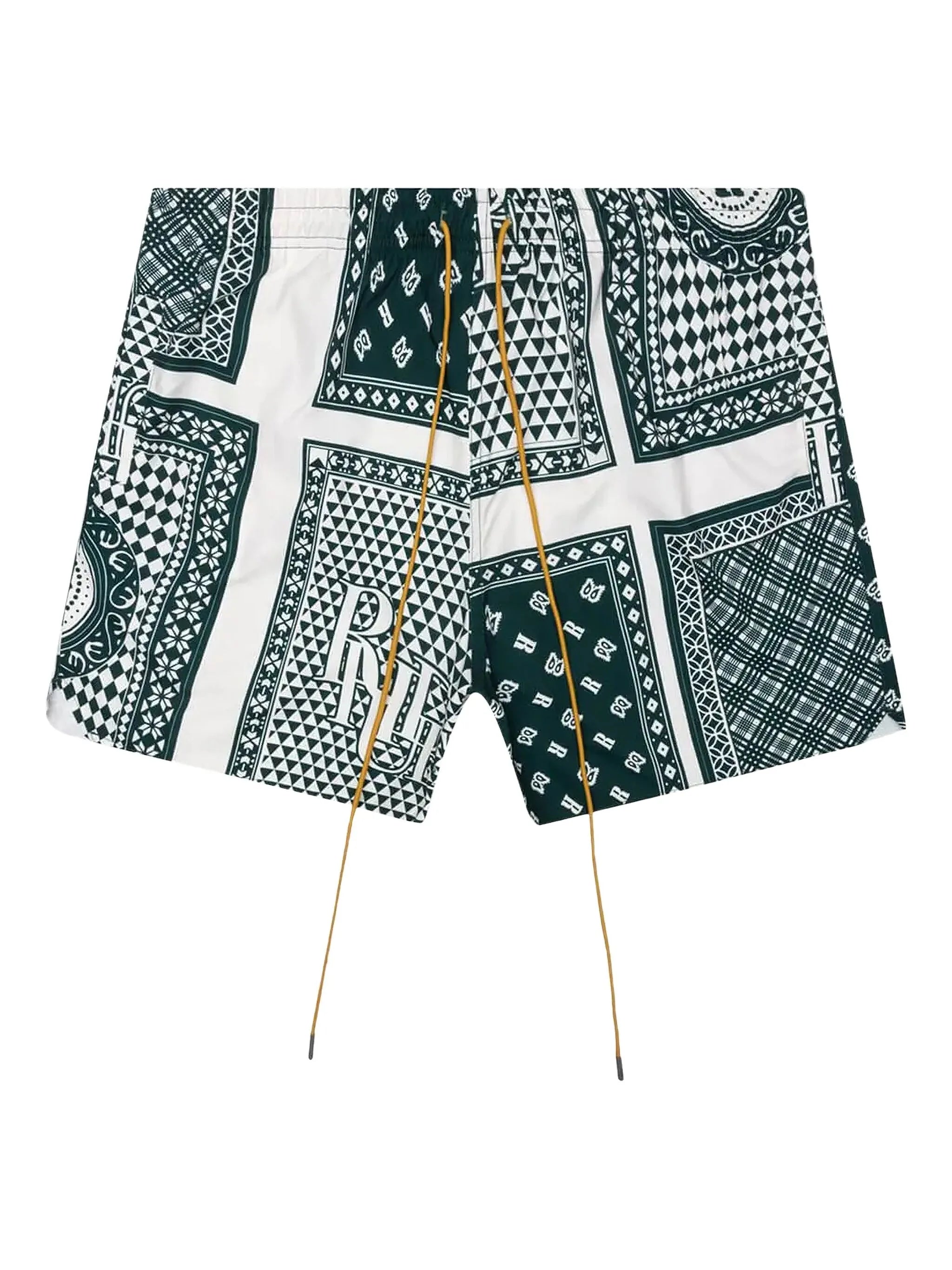 bandana-print swim shorts