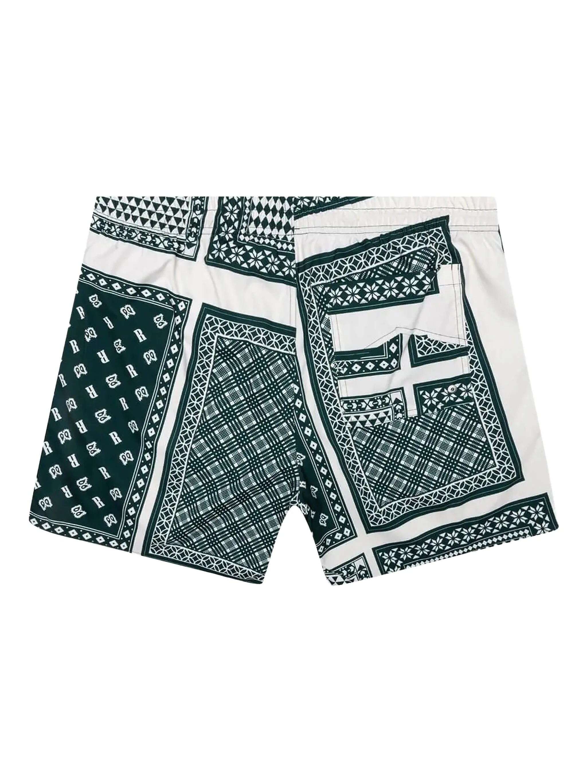 bandana-print swim shorts