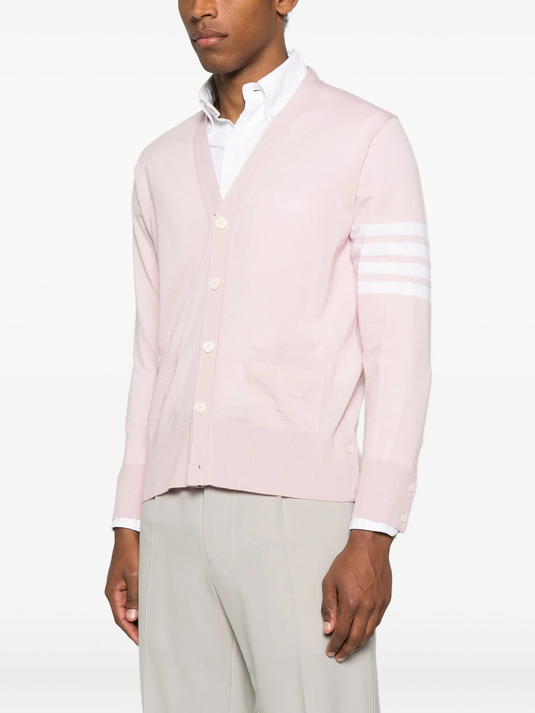merino wool 4-Bar cardigan
