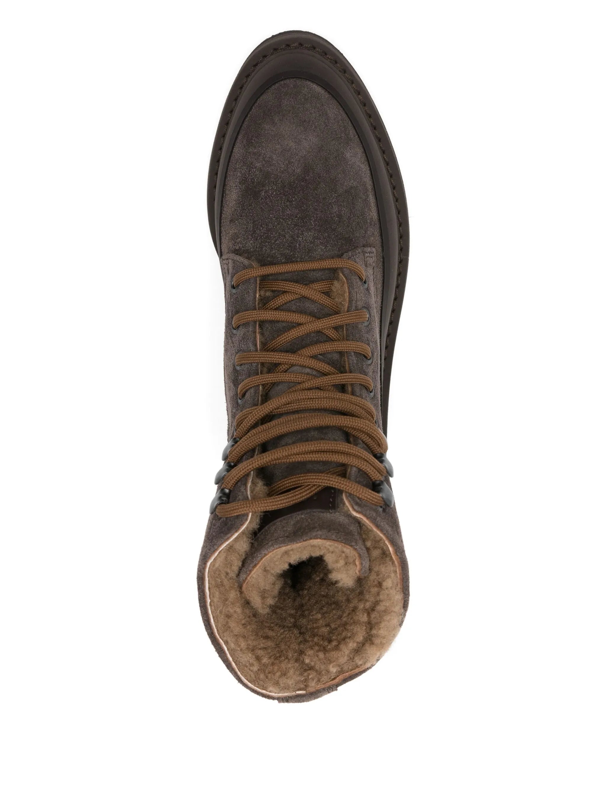 35mm Dolomite lace-up shearling boots