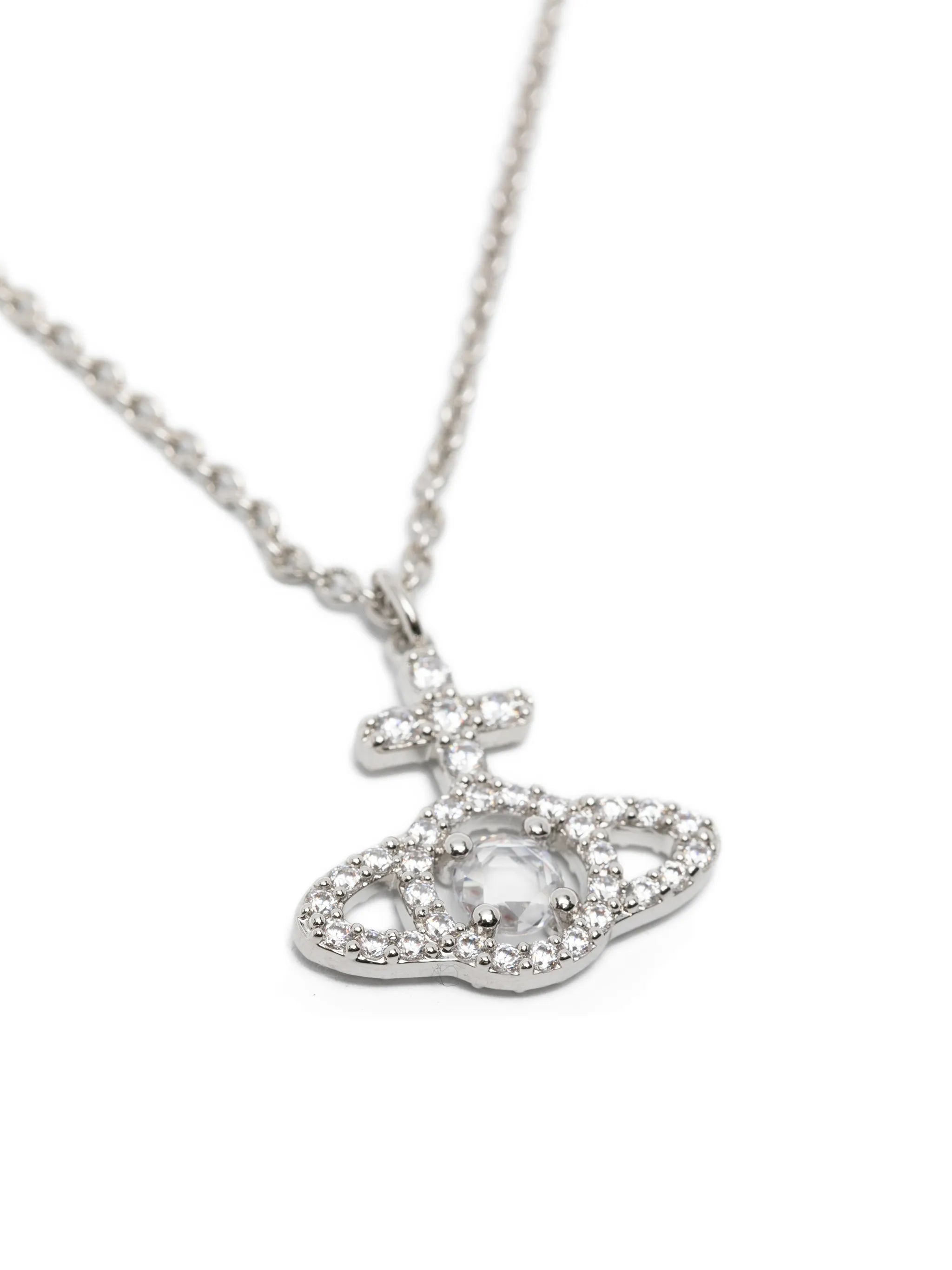 Olympia orb-pendant necklace