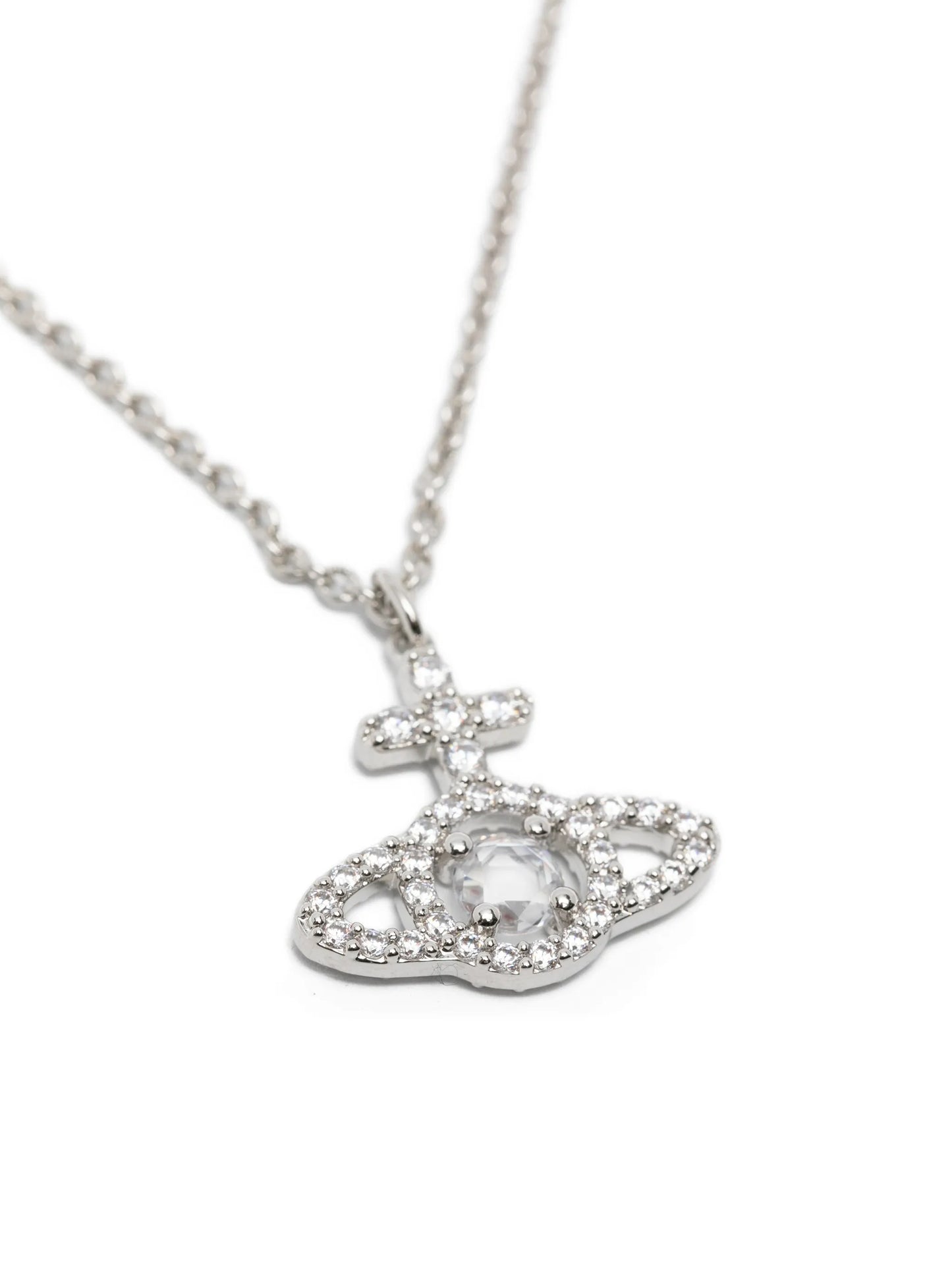 Olympia orb-pendant necklace