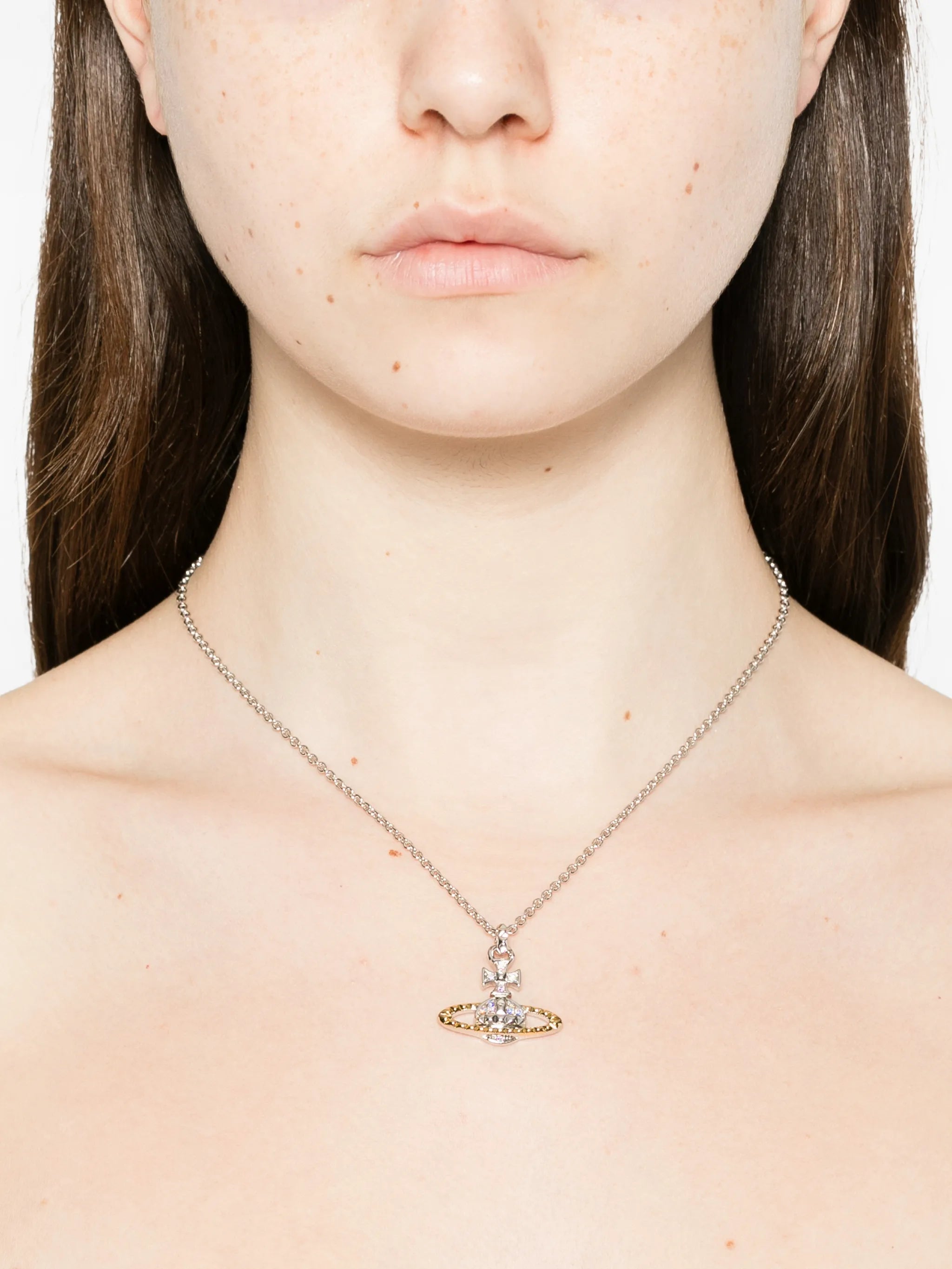 Mayfair crystal-pendant necklace