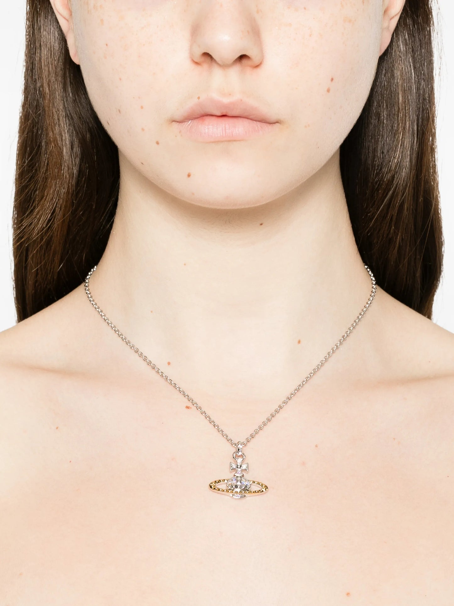 Mayfair crystal-pendant necklace